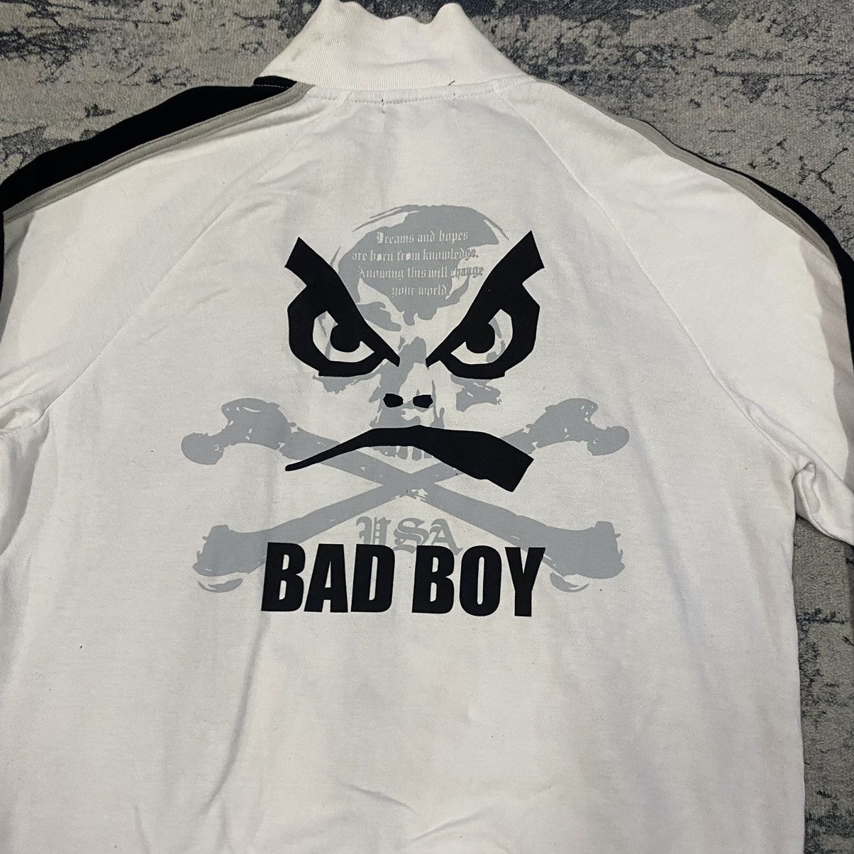 Japanese Brand × Vintage Gcw23🔥Vintage Bad Boy Spellout Zipper Sweater Size US M / EU 48-50 / 2 - 11 Thumbnail