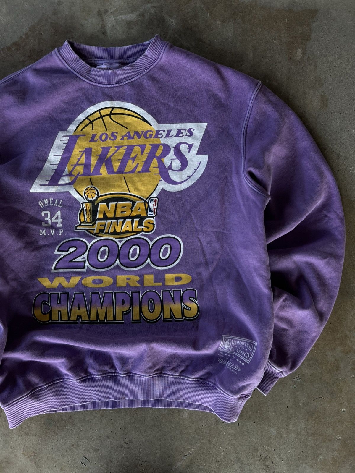 Mitchell & Ness Vintage Style NBA Los Angeles Lakers Sweatshirt Crewneck Size US M / EU 48-50 / 2 - 1 Thumbnail