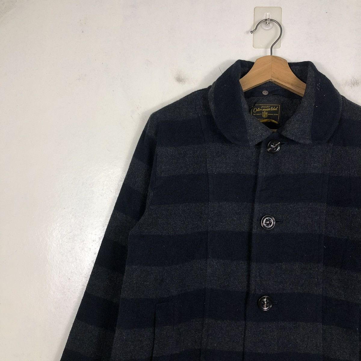 Japanese Brand 📌VINTAGE WORK WOOL JACKET OUTER WEAR LABEL ISSEY MIYAKE Size US M / EU 48-50 / 2 - 9 Thumbnail