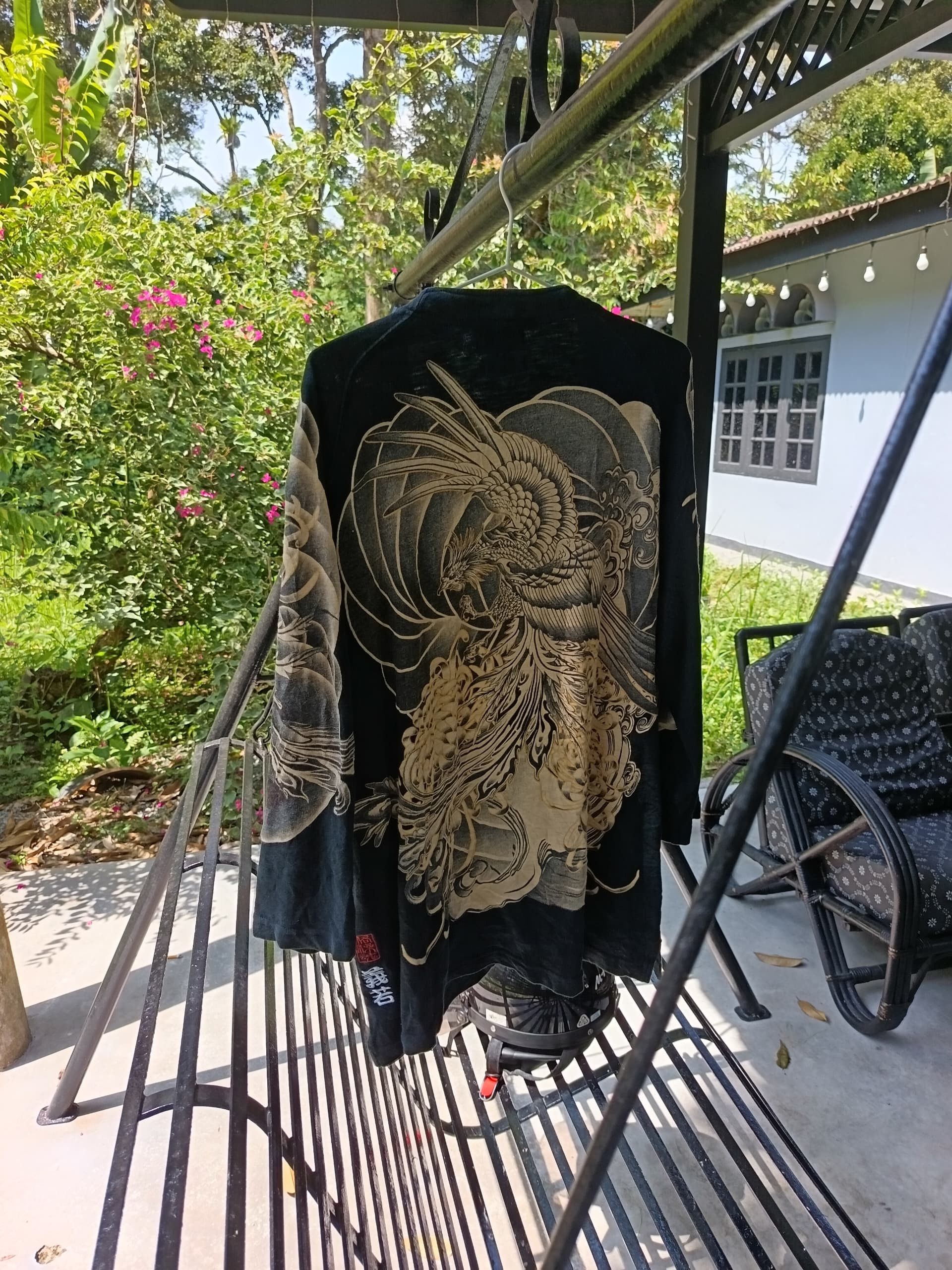 Japanese Brand Vintage karakuri tamasyi sukajan art button up shirt Size US L / EU 52-54 / 3 - 2 Thumbnail