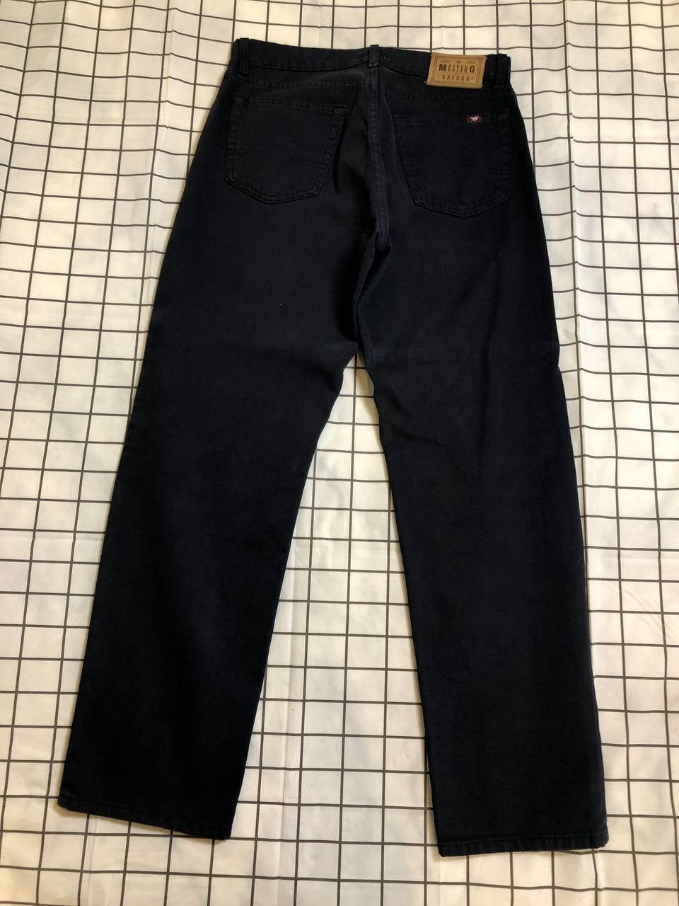 Mustang Mustang Oregon Jeans Straight Leg Black Denim Men's Size US 33 - 19 Thumbnail