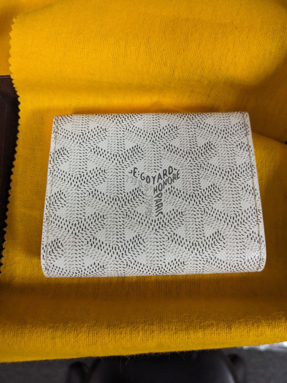 Goyard MAISON GOYARD MONNAIE MARIGNY CARD COIN WALLET WHITE Size ONE SIZE - 4 Thumbnail