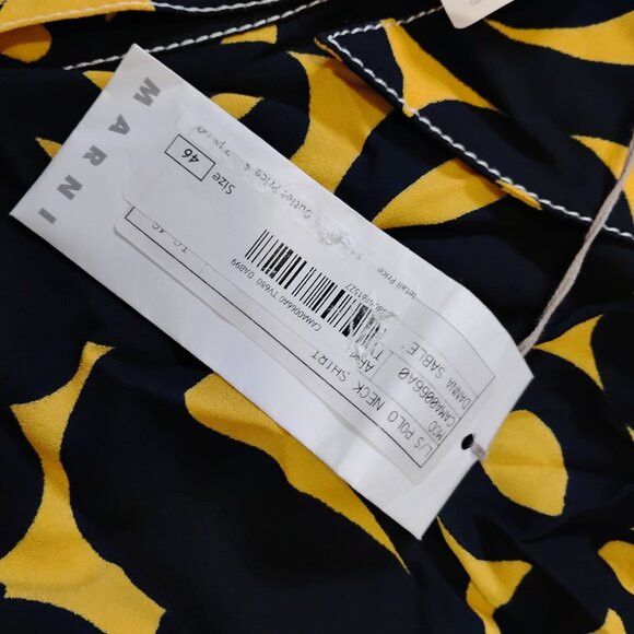Marni NWT Marni Danna Sable Polo Neck Shirt Size L / US 10 / IT 46 - 4 Thumbnail