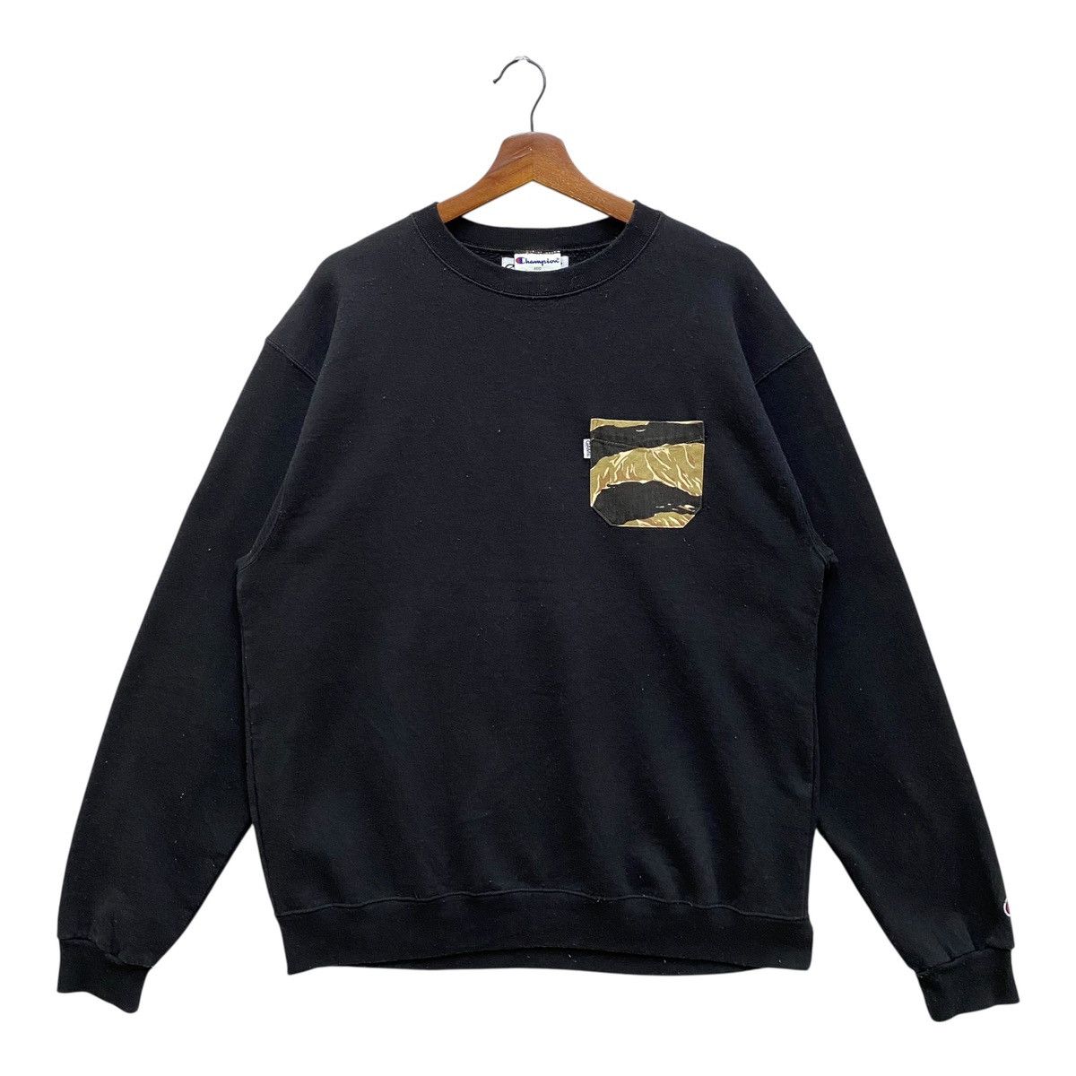 Champion Vintage Champion x Grate Black Sweatshirt Camo Pocket Size L Size US L / EU 52-54 / 3 - 1 Thumbnail