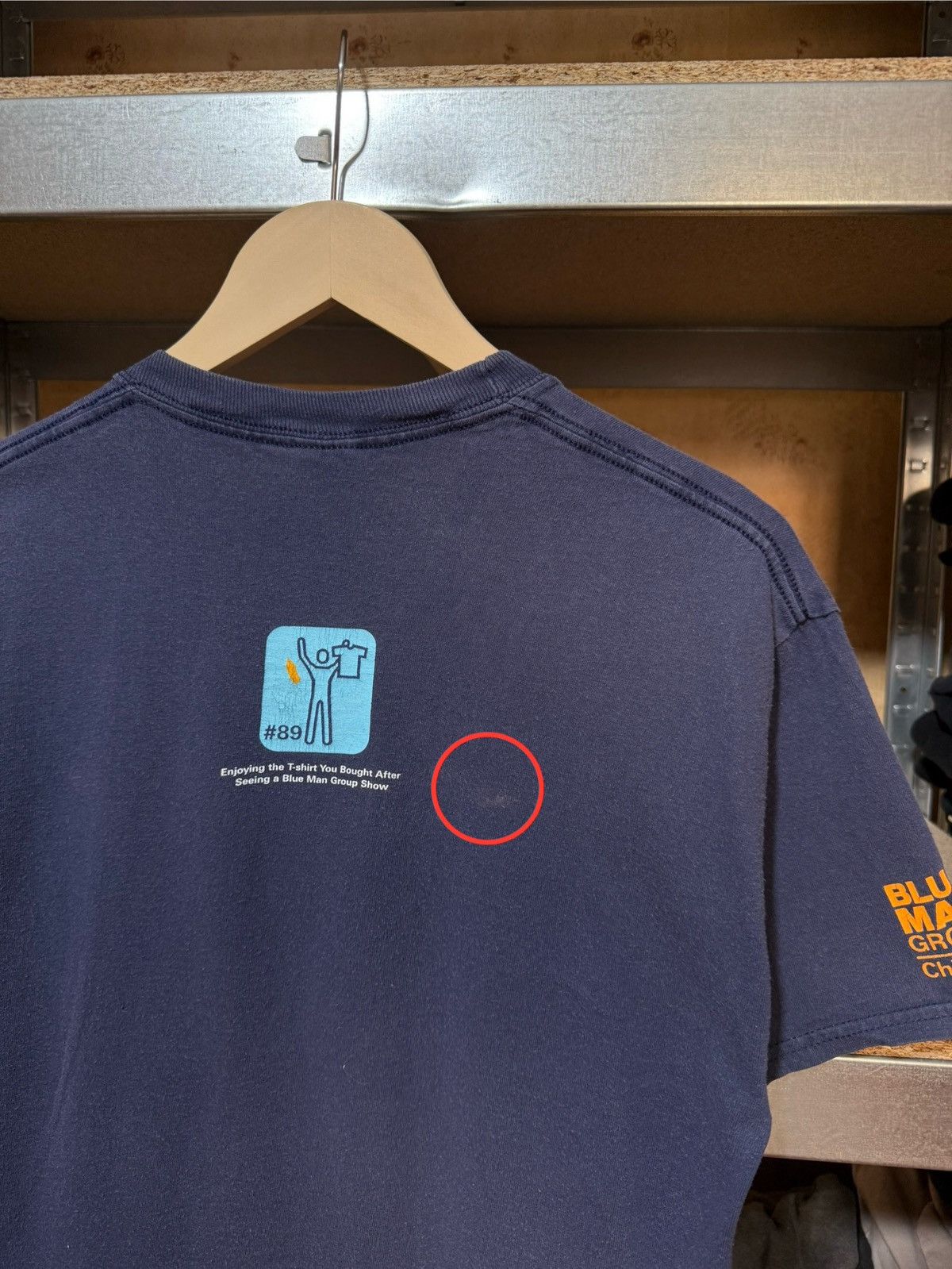 Band Tees × Vintage Vintage 90’s Blue Man Group Rock Concert Movements T-Shirt Size US L / EU 52-54 / 3 - 7 Thumbnail