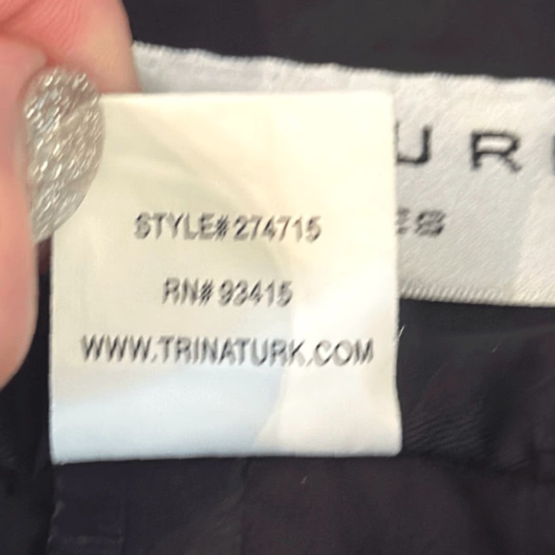 Trina Turk Trina Turk Black Capri Cropped Pants size 6 Womens Dress Pants Multicolor Capris 6 B74 Size 28" / US 6 / IT 42 - 7 Thumbnail