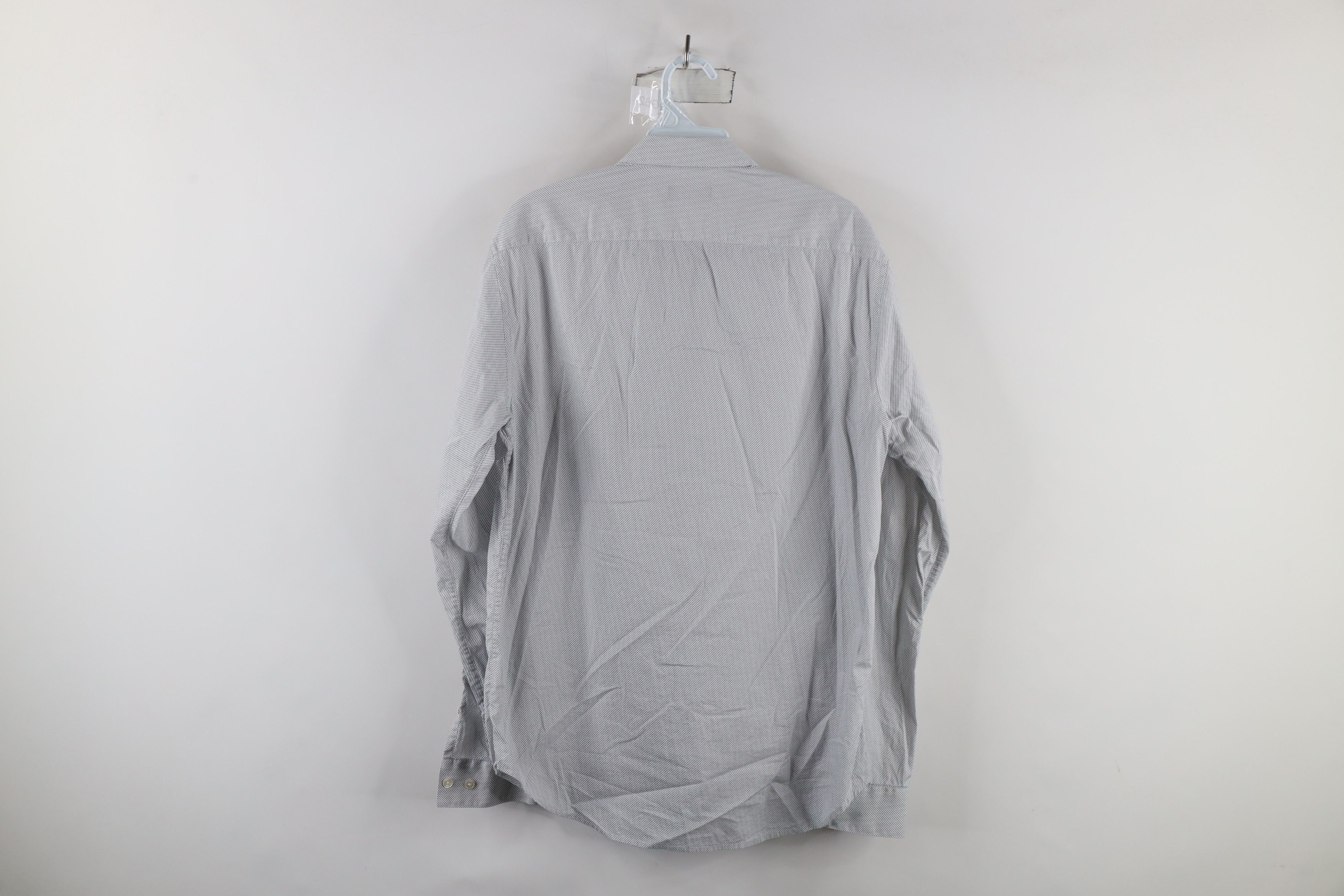 Theory × Vintage Theory Zack Twill Print Long Sleeve Collared Button Shirt Size US M / EU 48-50 / 2 - 8 Thumbnail