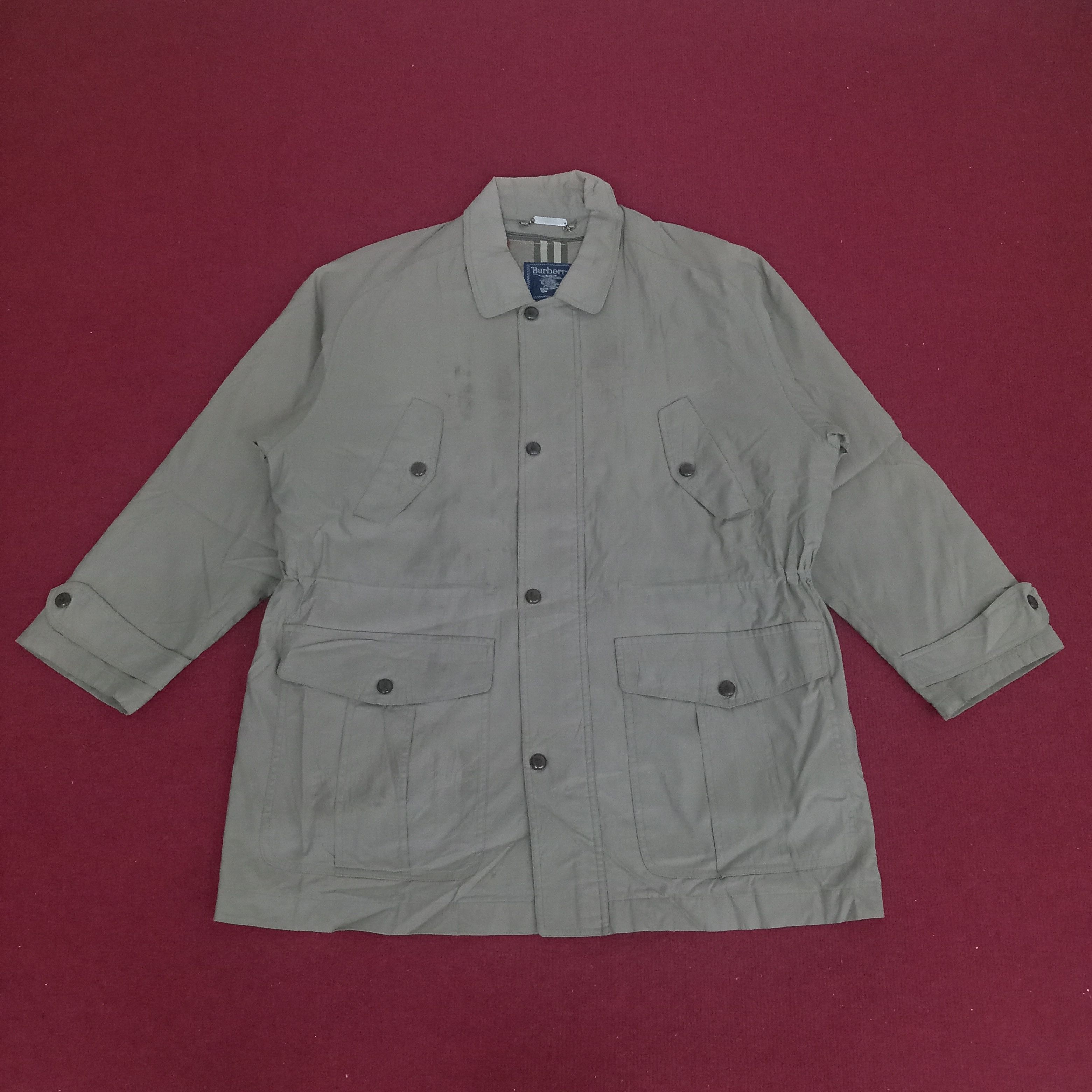 Burberry × Vintage Burberrys Luxury Brand Pocket Style Casual Jacket Size US L / EU 52-54 / 3 - 1 Thumbnail