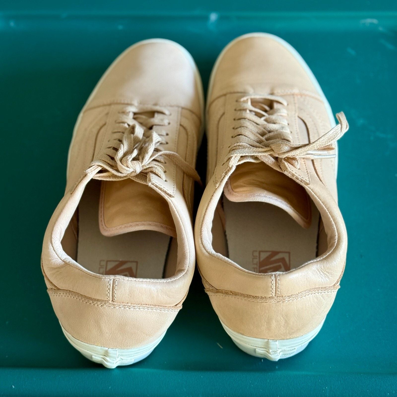 Vans Vans Old Skool Tan Leather Natural Skate Men's Size 9.5 Size US 9.5 / EU 42-43 - 4 Thumbnail