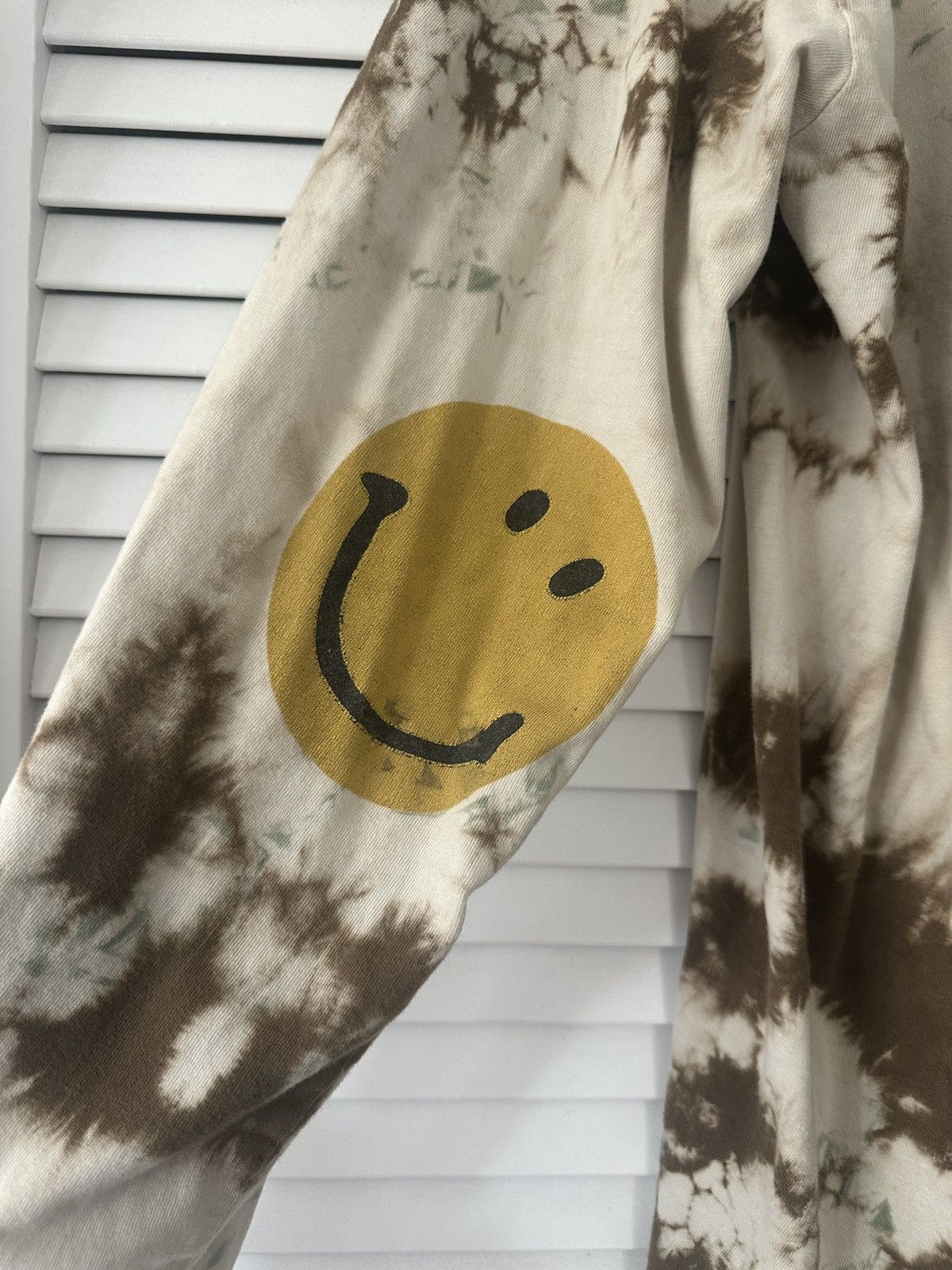 Kapital Kapital Jersey Smiley Patch Crew Long-sleeve, Ashbury Dye Size US M / EU 48-50 / 2 - 4 Thumbnail