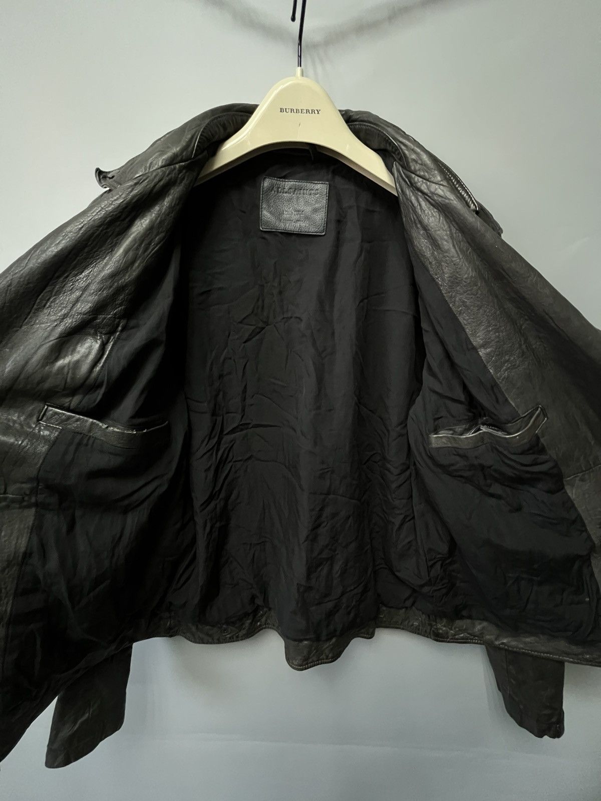 Allsaints Allsaints Conroy Leather Biker Jacket Men’s Size M Size US M / EU 48-50 / 2 - 20 Thumbnail