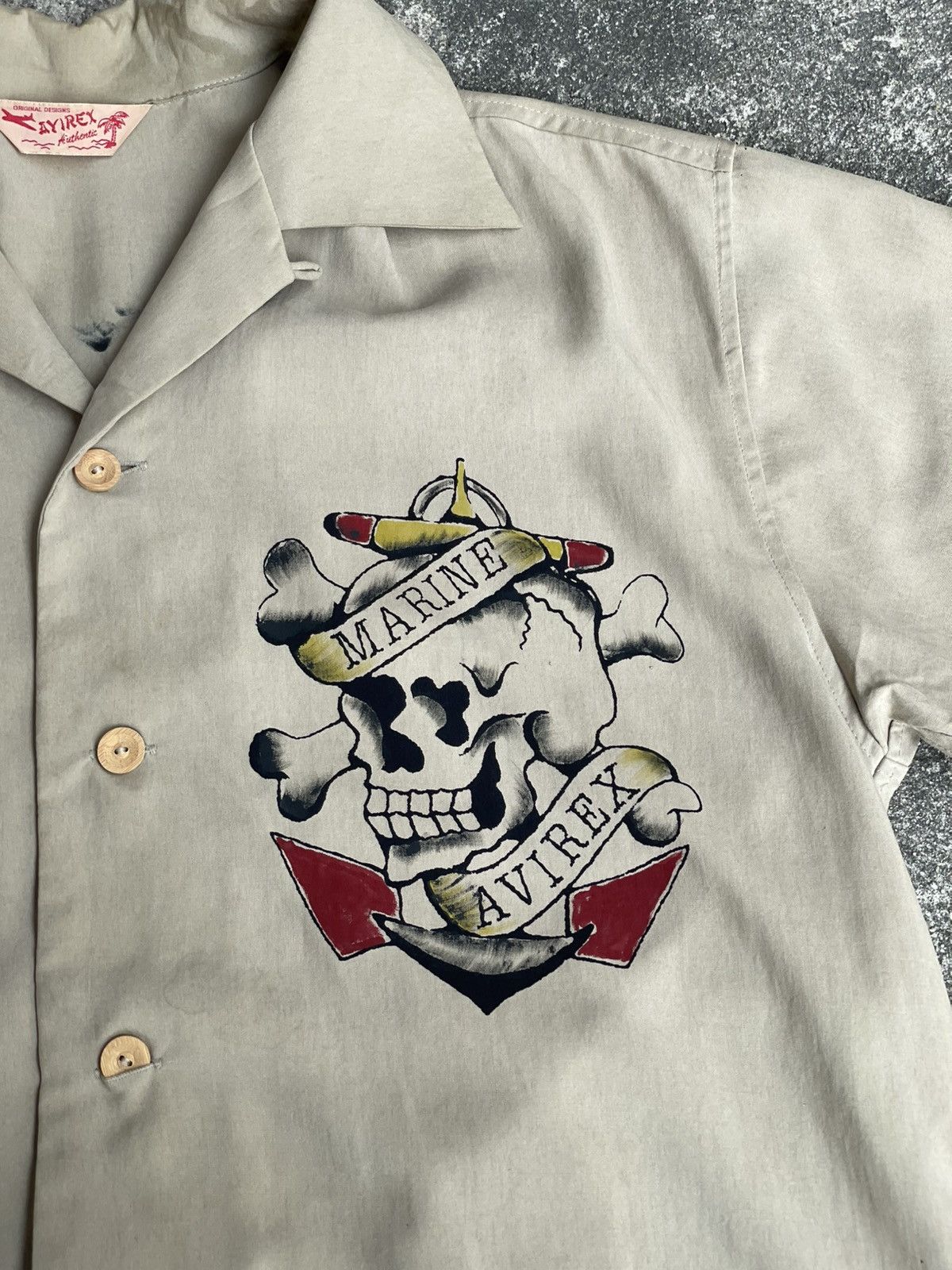 Avirex Ed Hardy Tattoo Avirex Open collar Size US M / EU 48-50 / 2 - 1 Thumbnail