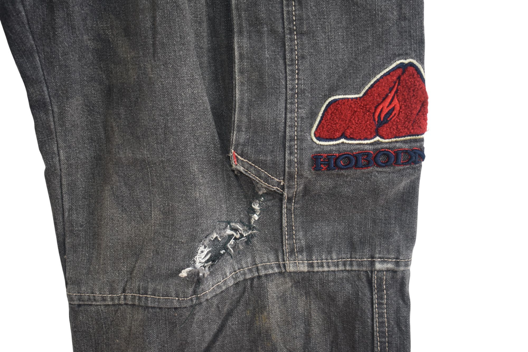 Hobo × JNCO HOBO JNCO DENIM BAGGY 6 POCKET JEANS W30 Size US 30 / EU 46 - 3 Thumbnail