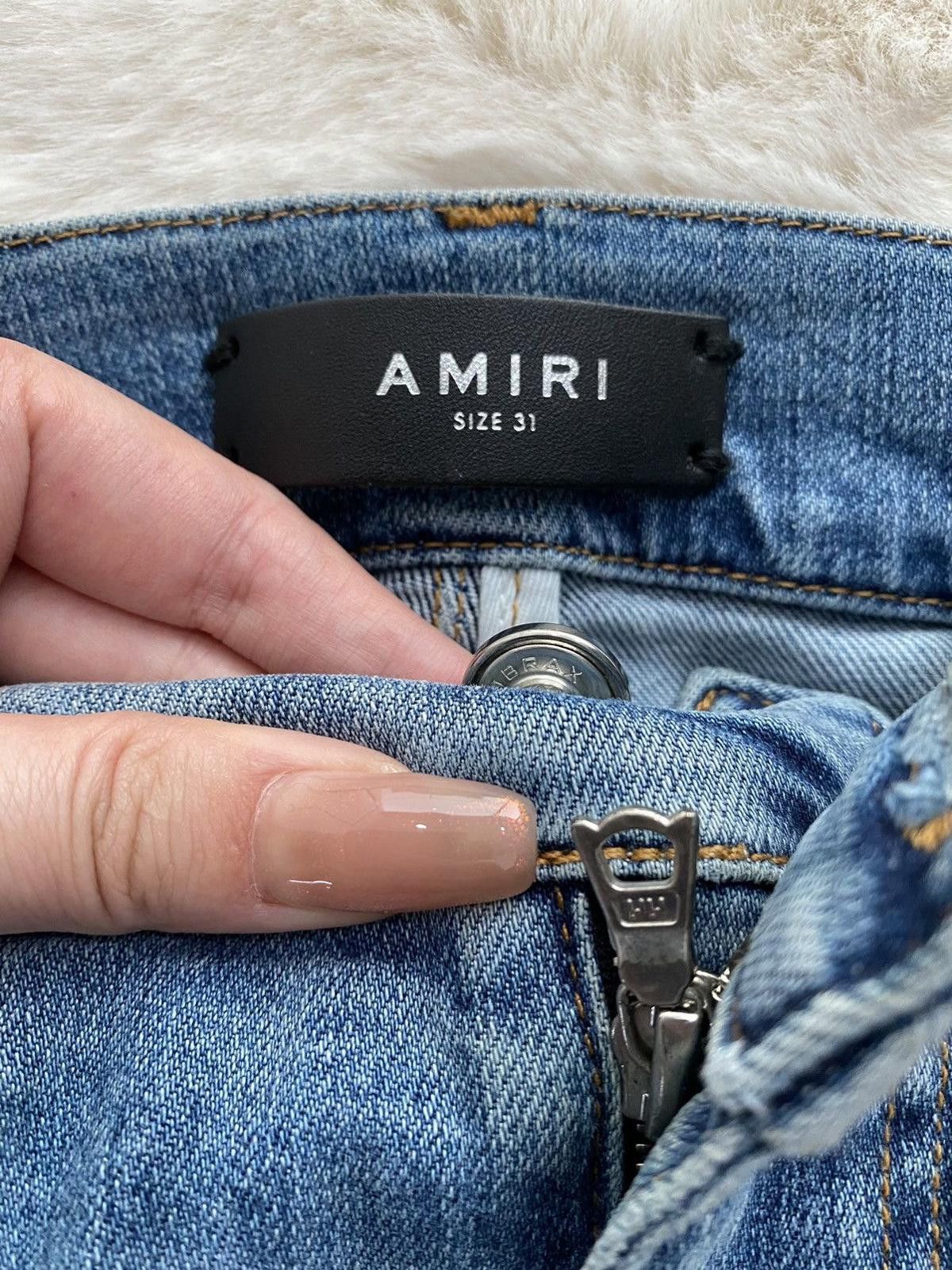 Amiri Amiri Indigo Japanese Repair Patch Jeans Size US 31 - 7 Thumbnail