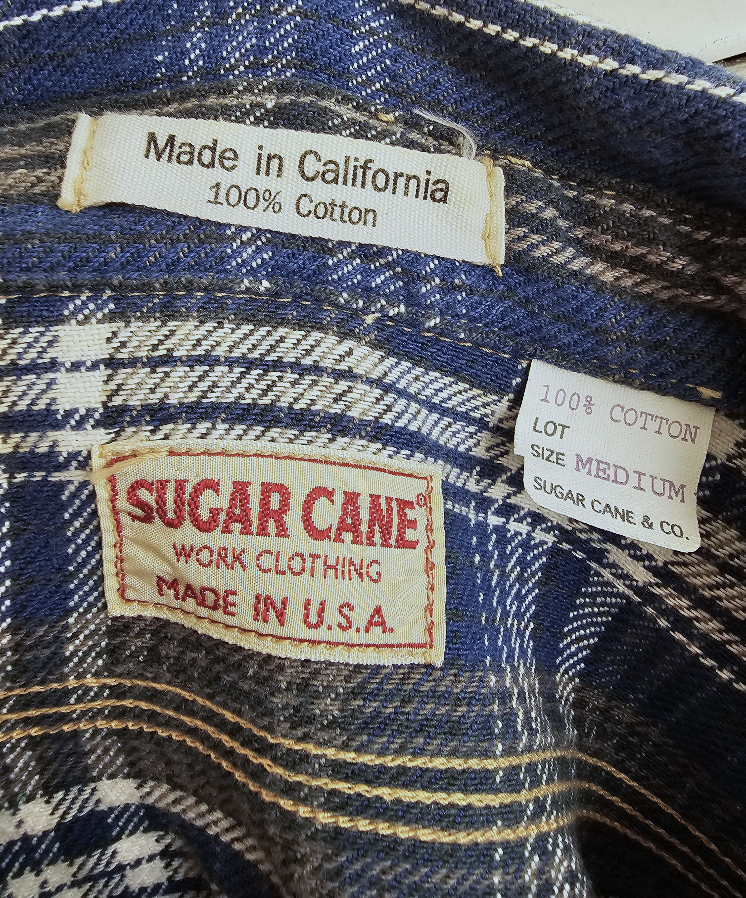 Sugar Cane Sugar Cane Heavyweight Flannel Size US M / EU 48-50 / 2 - 4 Thumbnail
