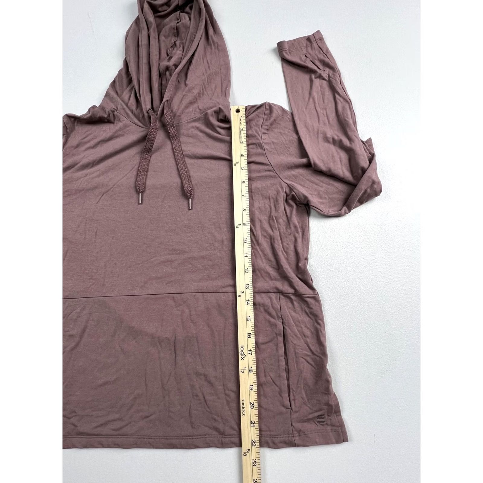 Vintage Free Fly Shirt Womens L Brown Hooded Long Sleeve Performance Fishing Tee Size L / US 10 / IT 46 - 5 Thumbnail
