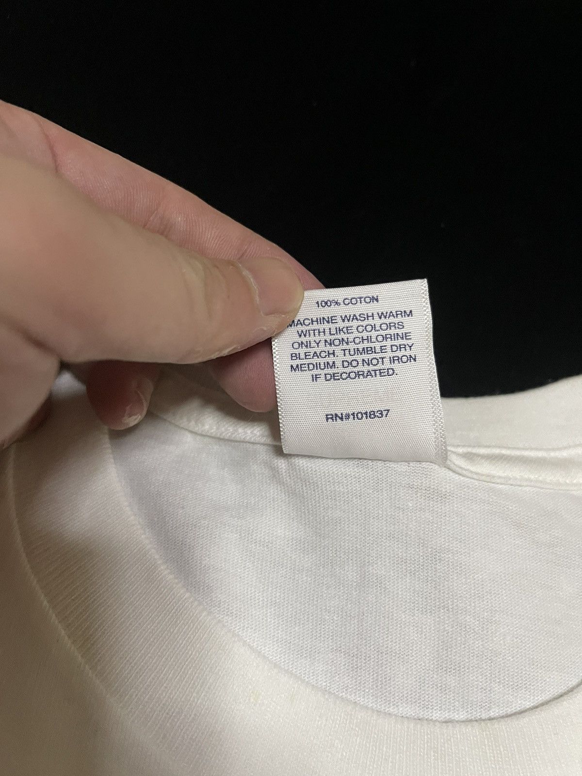 Supreme Supreme paint logo tee white Size US M / EU 48-50 / 2 - 3 Thumbnail