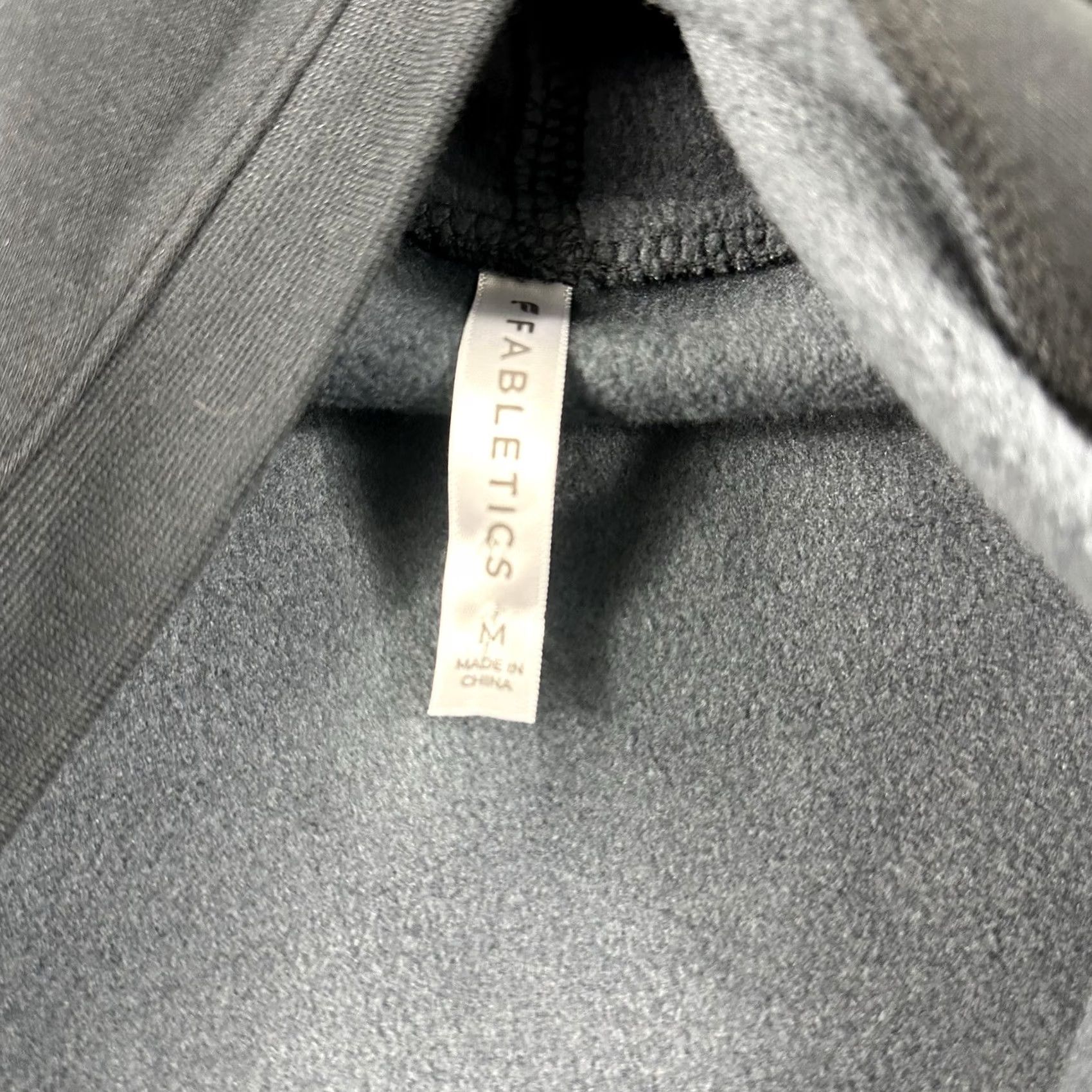 Fabletics Fabletics Cardigan Womens M Black Geri Long Wrap Scarf Fleece Hood Pockets Cardigan Wrap Hoodie Tie Open Hooded Size M / US 6-8 / IT 42-44 - 7 Thumbnail