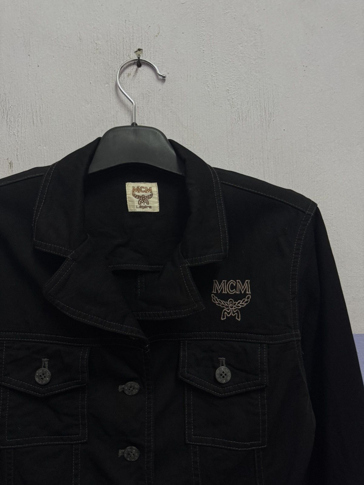 MCM Vintage 90’s MCM Denim Jacket Size US L / EU 52-54 / 3 - 3 Thumbnail