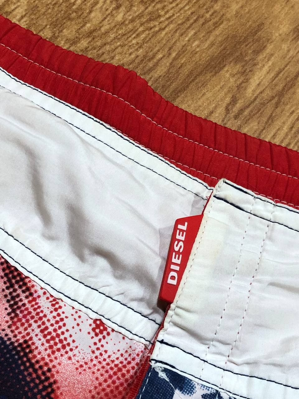 Diesel shorts print DIESEL Vintage crazy Y2K logo streetwear Size US 36 / EU 52 - 8 Thumbnail