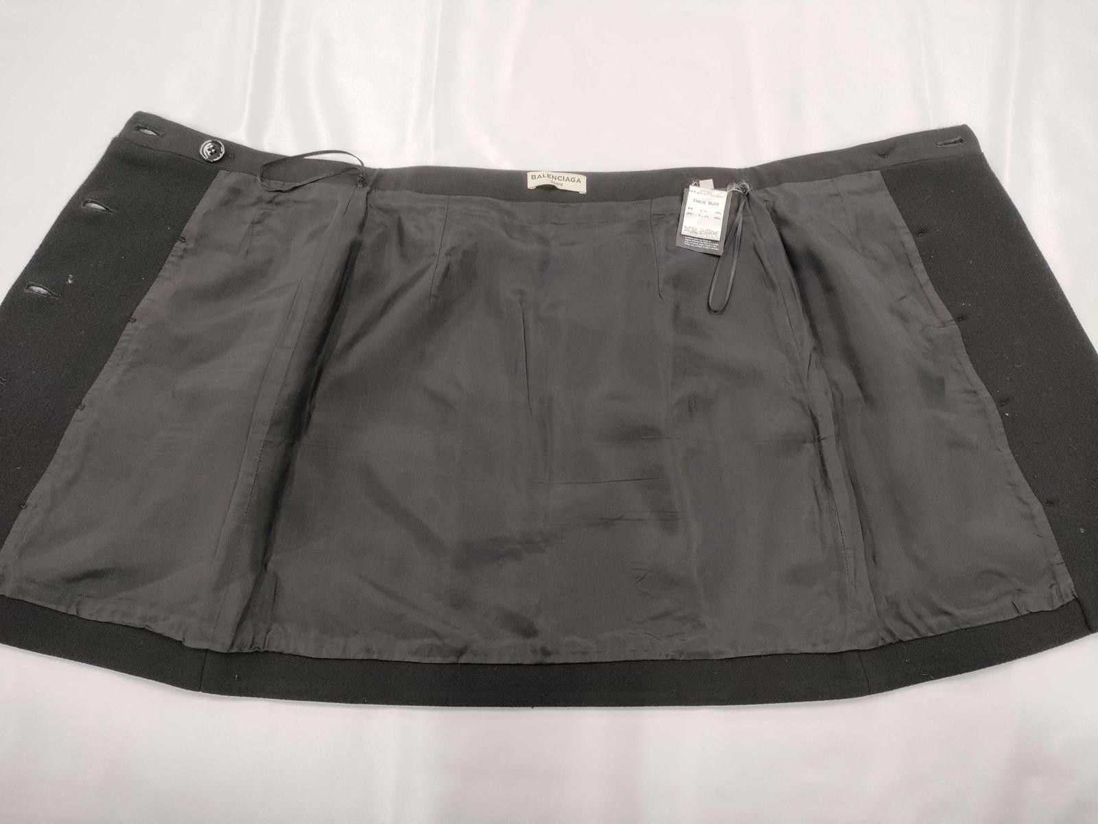 Designer Balenciaga Paris Black Skirt Size 30" / US 8 / IT 44 - 5 Thumbnail