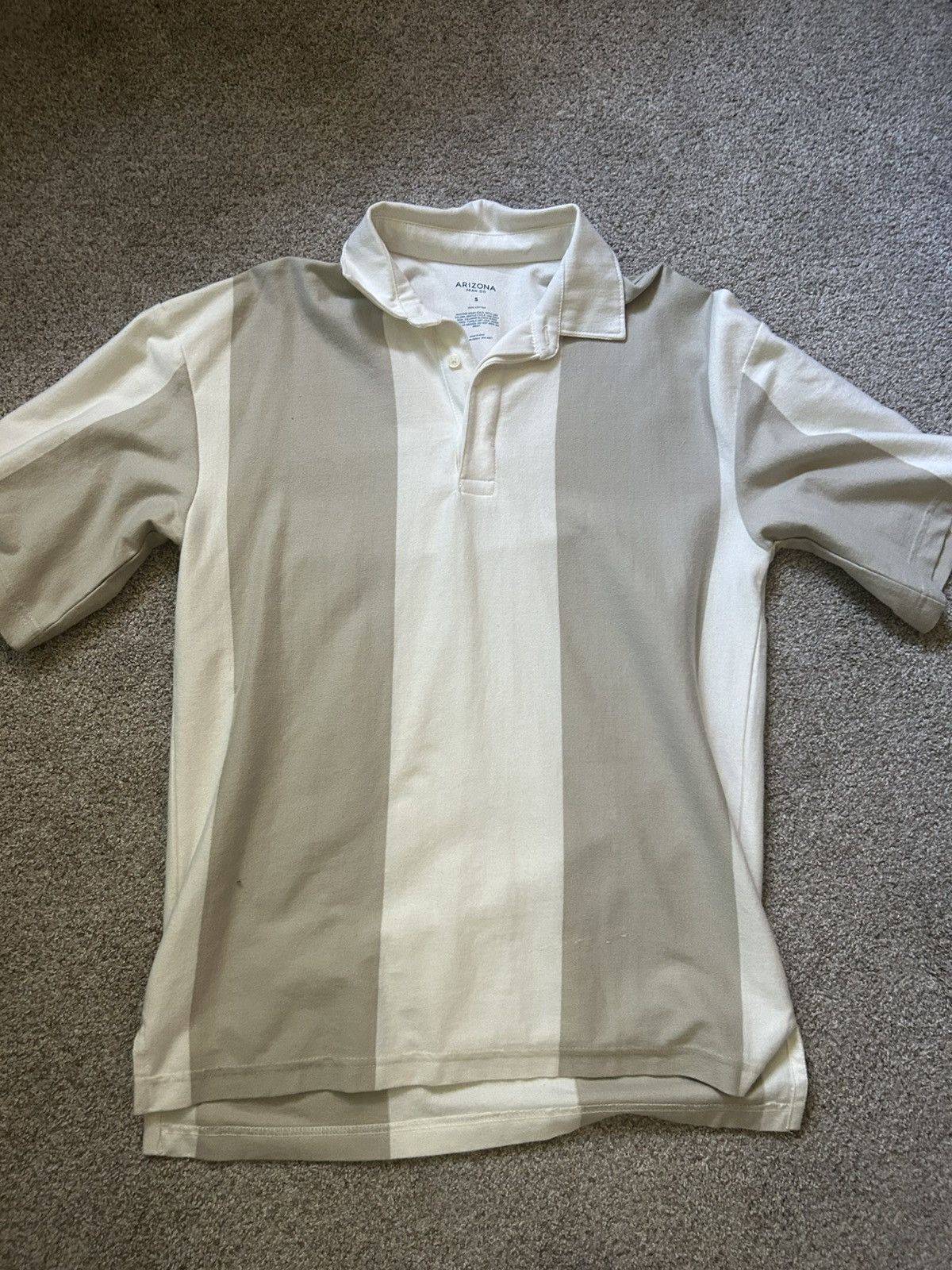 Other Classic Arizona Vertical Stripe Polo Shirt - Men’s Size S Size US S / EU 44-46 / 1 - 1 Thumbnail