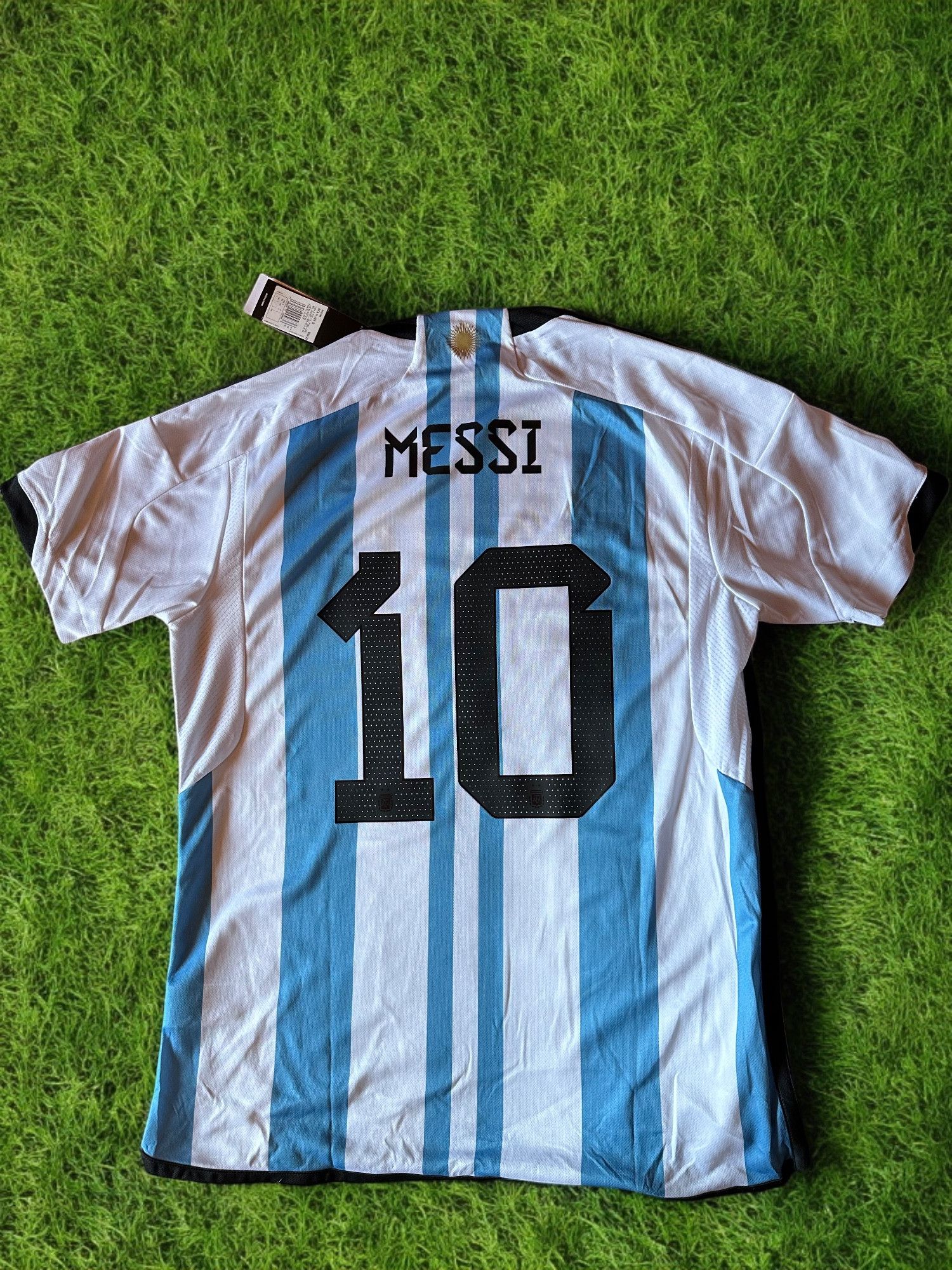 2022 Adidas Argentina World Cup Home Soccer 2024 Jersey HF2158