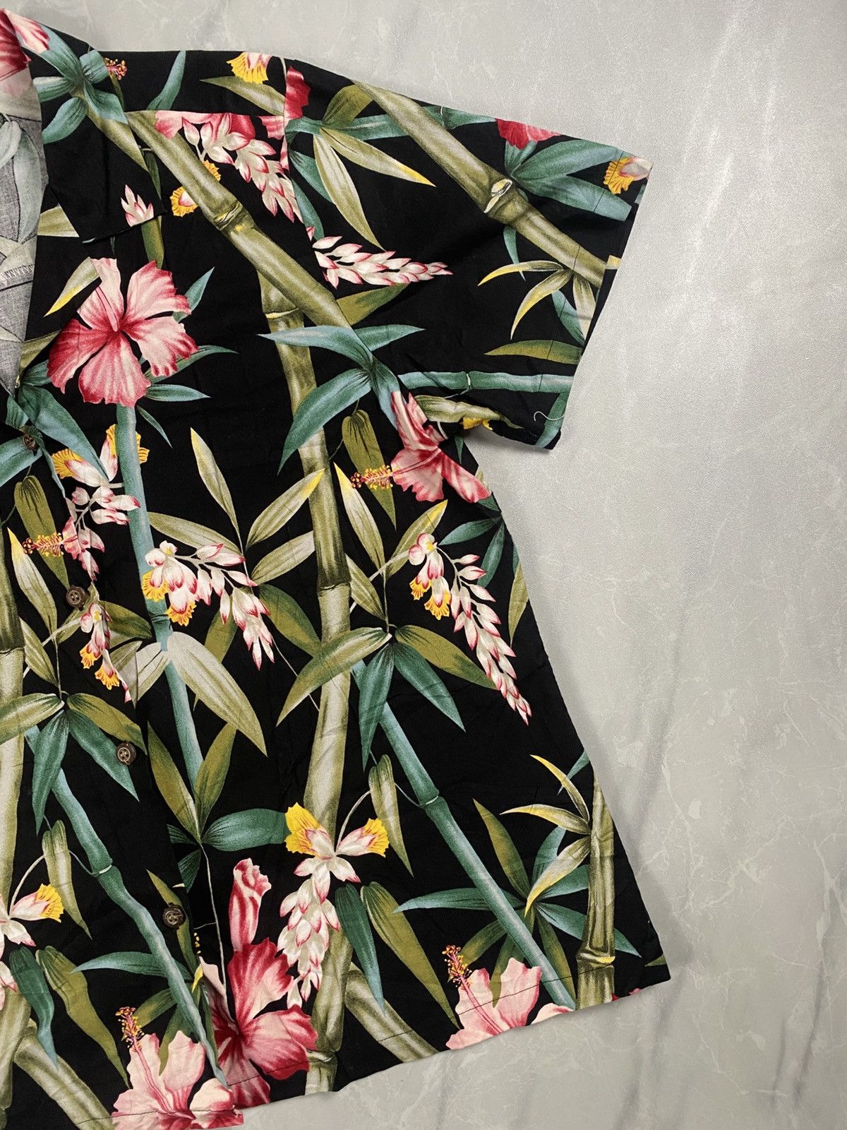 Other Rare Vintage 90s Nui Nalu Hawaiian Floral Open Collar Size US S / EU 44-46 / 1 - 2 Thumbnail