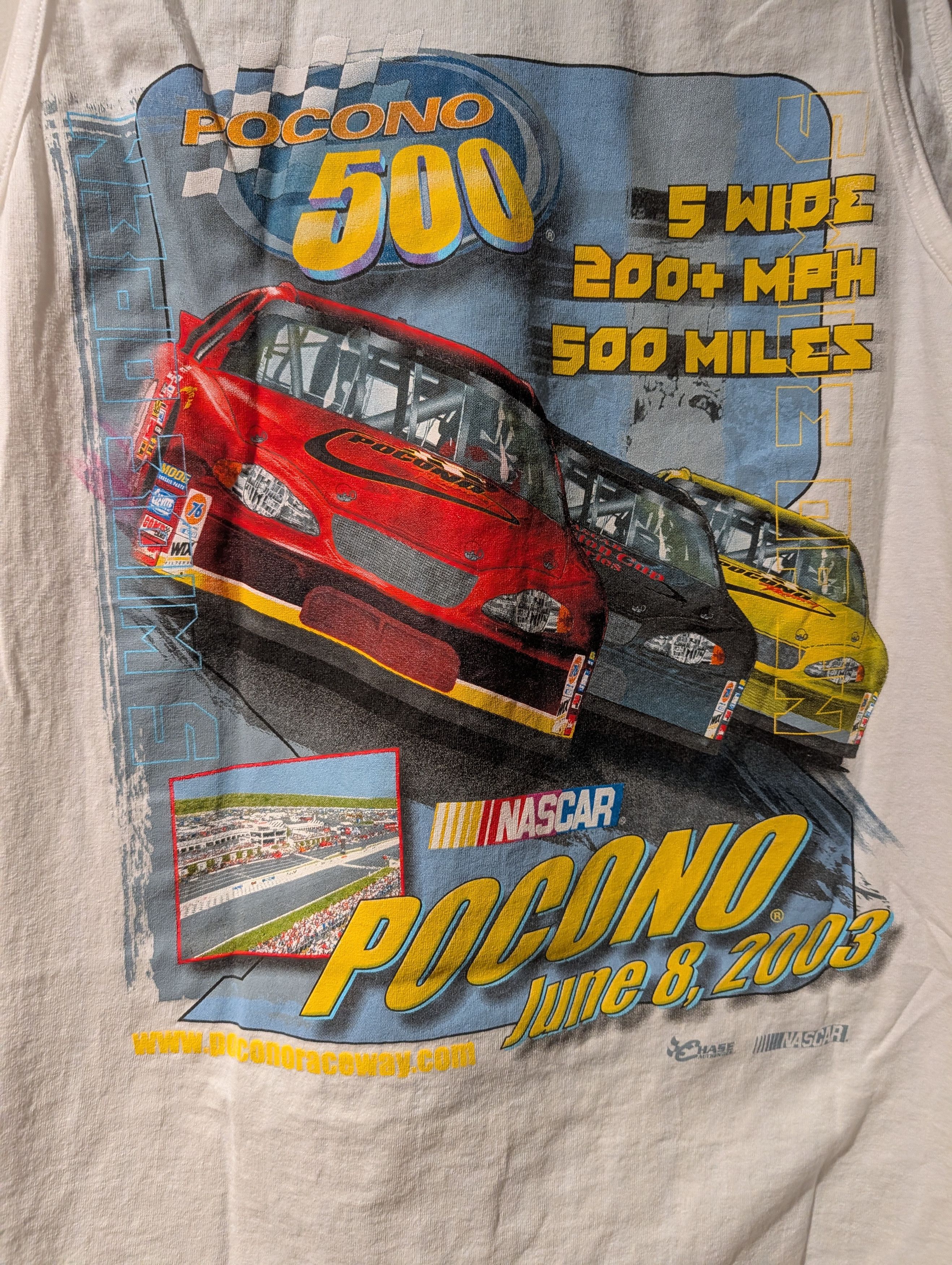 NASCAR Vintage 2003 Pocono 500 NASCAR Tank Top Chase Authentic Size US XL / EU 56 / 4 - 5 Thumbnail