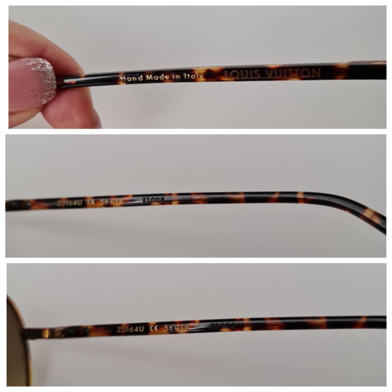 Louis Vuitton Louis Vuitton Goldtone Monogram Pilote Sunglasses Size ONE SIZE - 20 Thumbnail