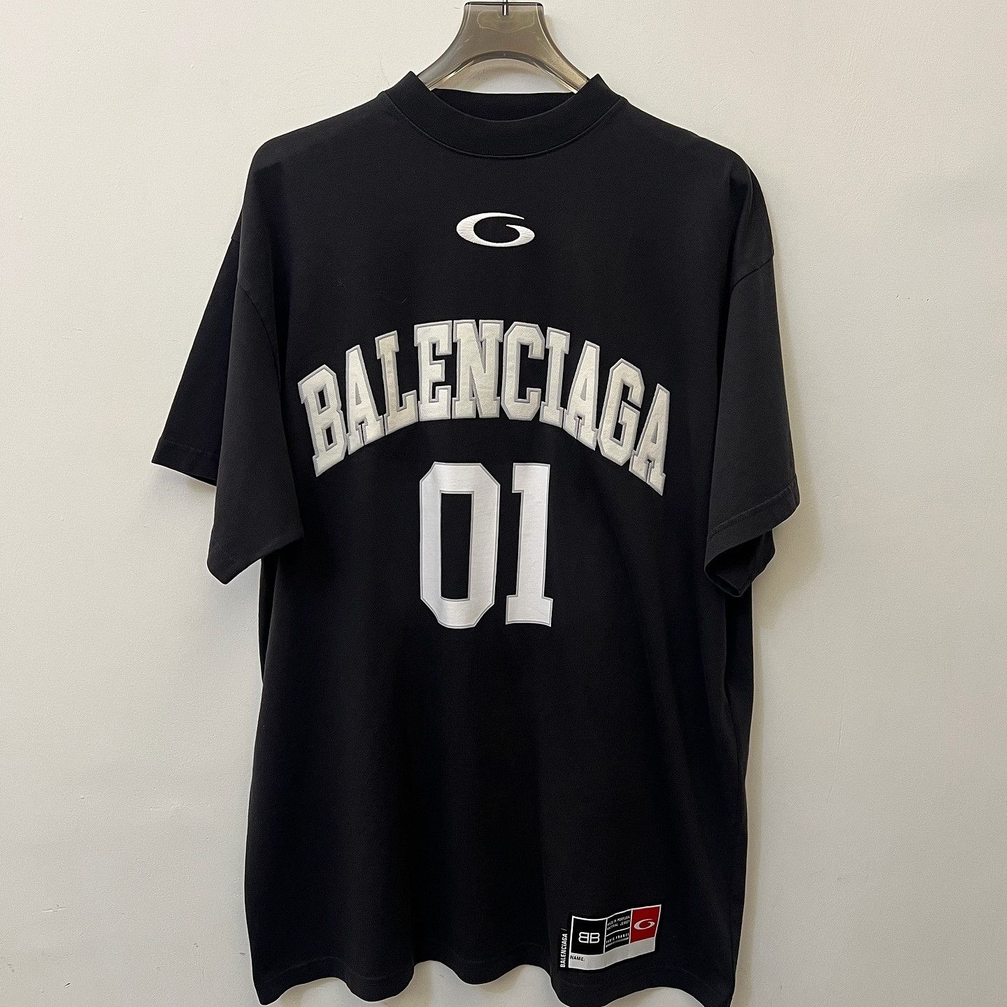 Balenciaga Balenciaga 01 Basketball Graphic T-Shirt Black Size M Size US M / EU 48-50 / 2 - 1 Thumbnail