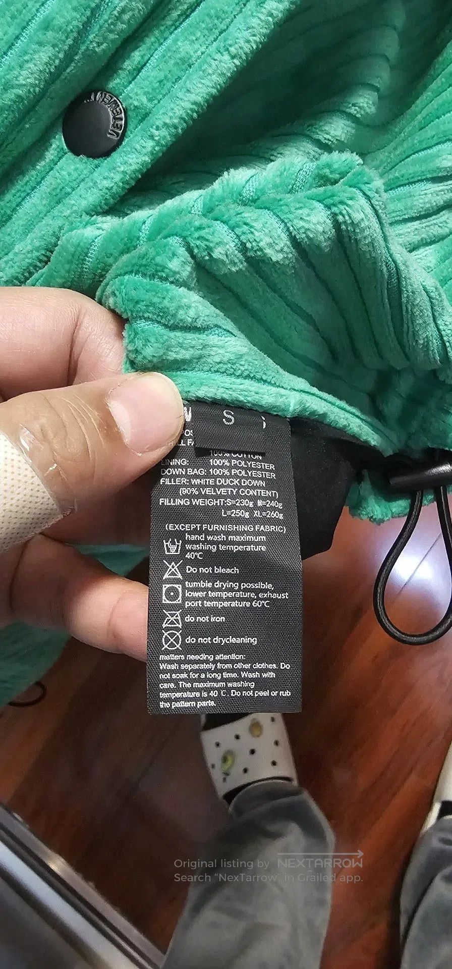 Vetements VETEMENTS Corduroy Thick Down Jacket . Size US S / EU 44-46 / 1 - 4 Thumbnail