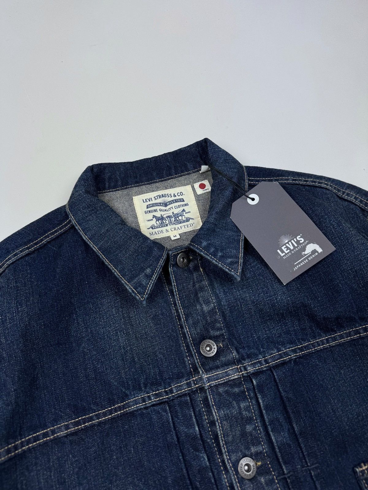Levi's Made & Crafted NWT Levi’s Made & Crafted Tucked Type 2 Trucker Denim Jacket Size M / US 6-8 / IT 42-44 - 9 Thumbnail