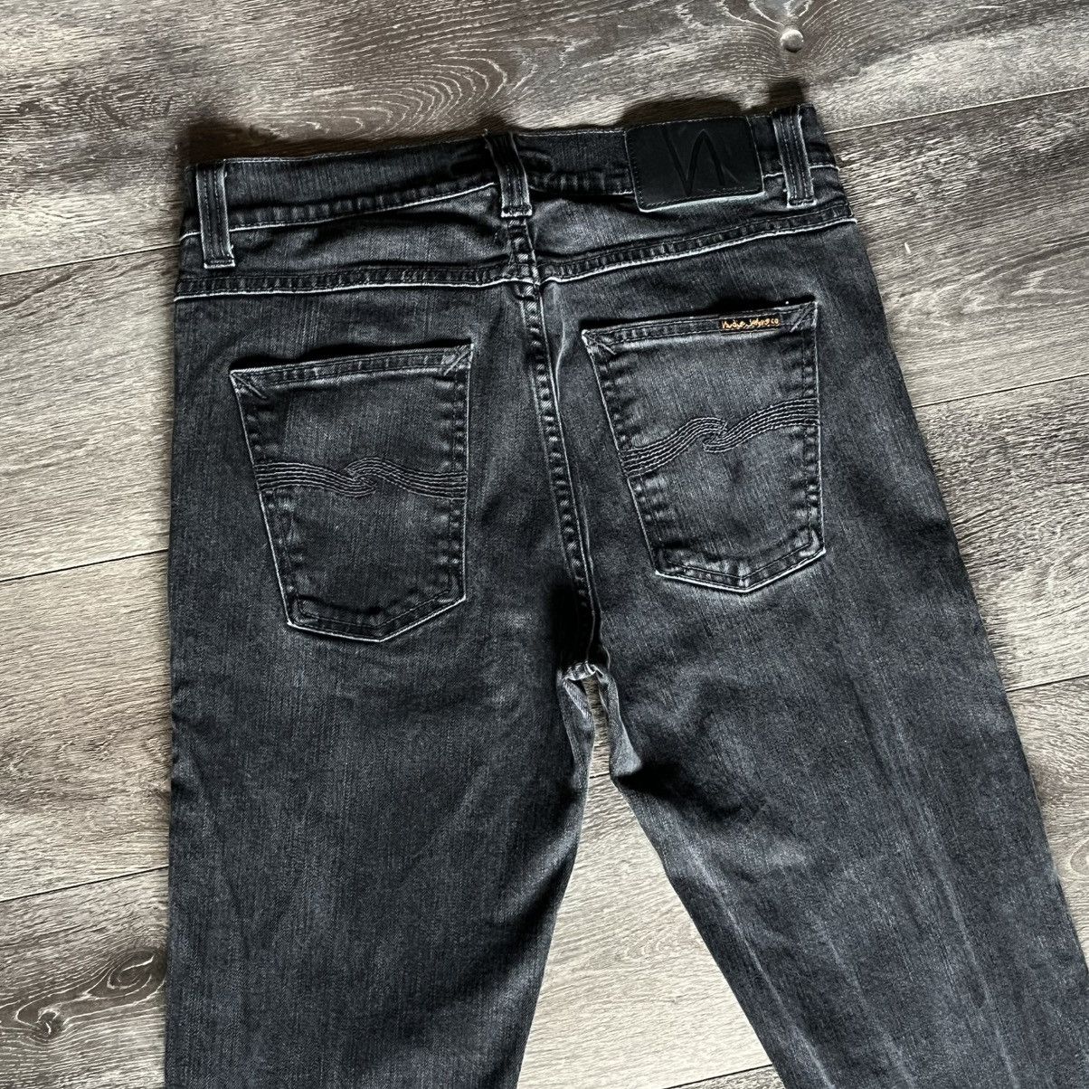 Nudie Jeans Nudie Jeans Lean Dean Dry Cold Black Denim 30x34 Skinny Fit Size US 30 / EU 46 - 3 Thumbnail