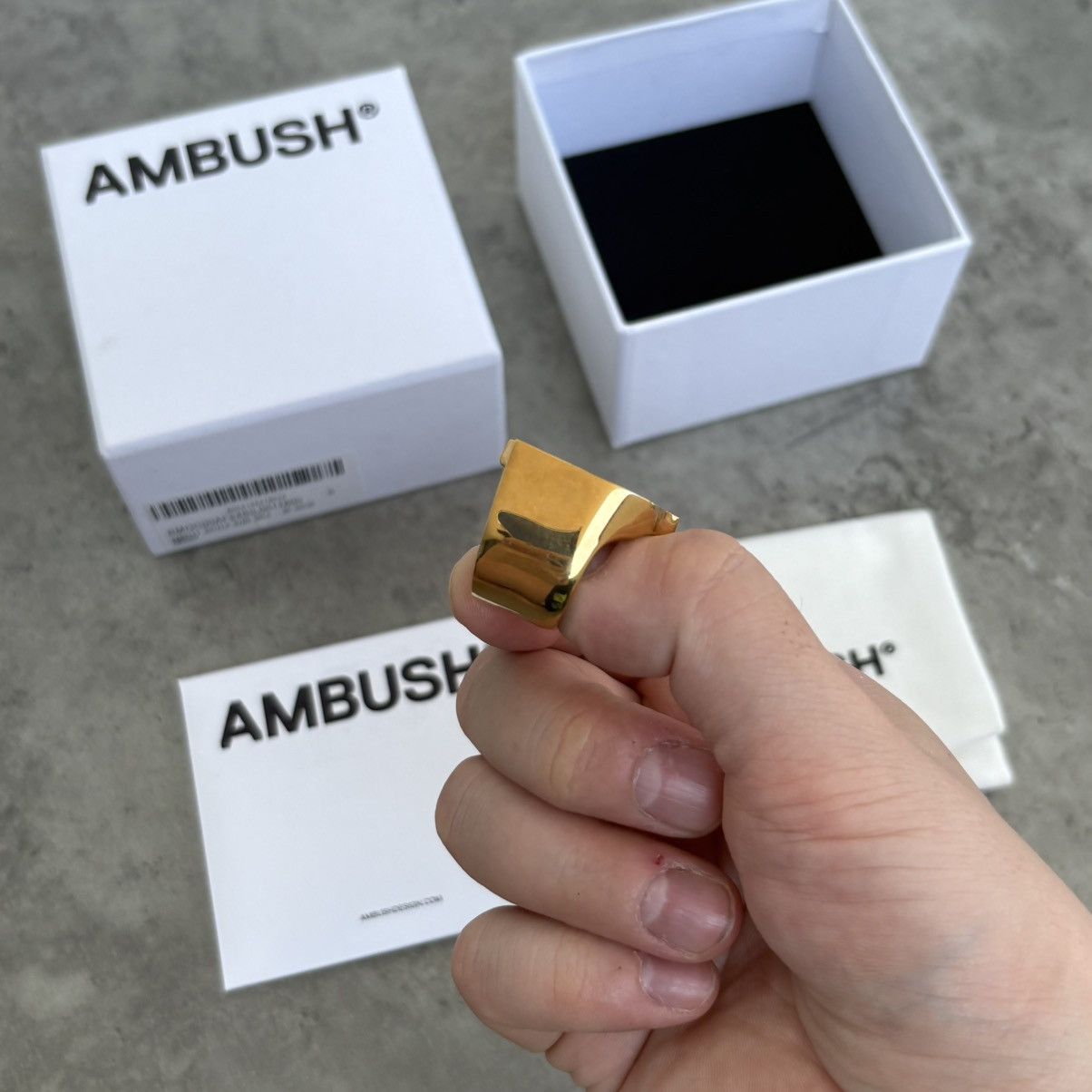 Ambush Design AMBUSHw Varsity Shield ring Made in Japan Silver 925 Size ONE SIZE - 4 Thumbnail