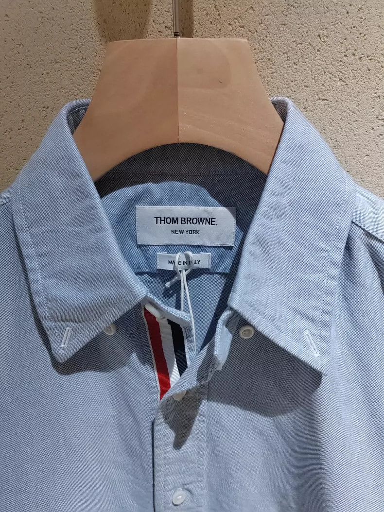 Thom Browne Thom Browne Oxford cloth shirt Size US M / EU 48-50 / 2 - 2 Thumbnail