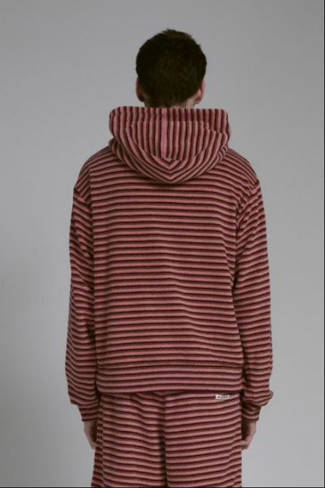 Marni oc11z0525 Striped Hoodie in Pink Size US XL / EU 56 / 4 - 2 Thumbnail
