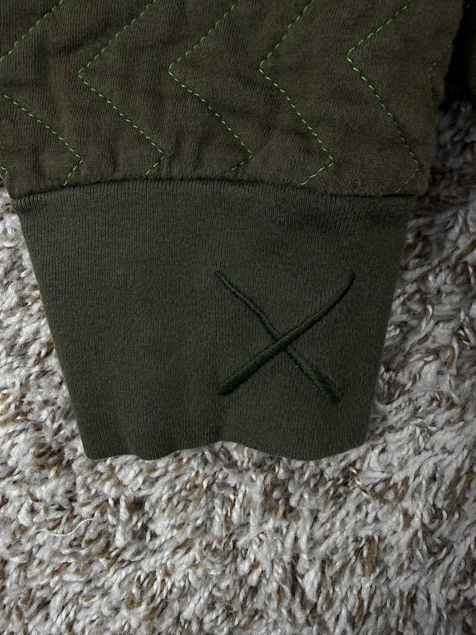 Original Fake OriginalFake KAWS Quilted Zip Hoodie Size US S / EU 44-46 / 1 - 6 Thumbnail
