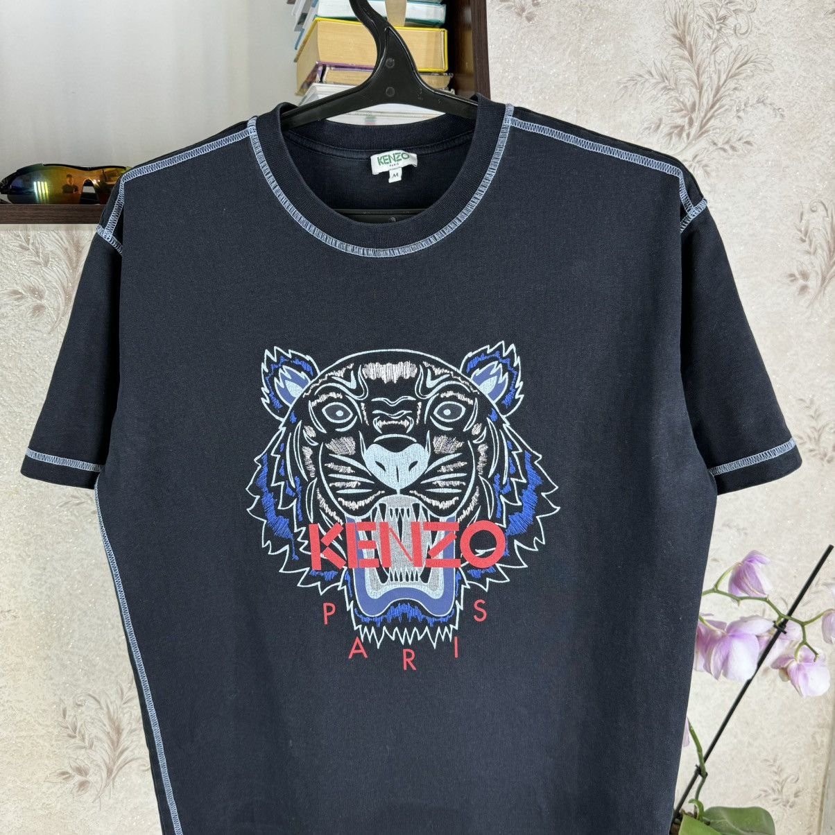 Kenzo Kenzo Paris Tiger T shirt Black Luxury Streetwear Sz M Size US M / EU 48-50 / 2 - 6 Thumbnail