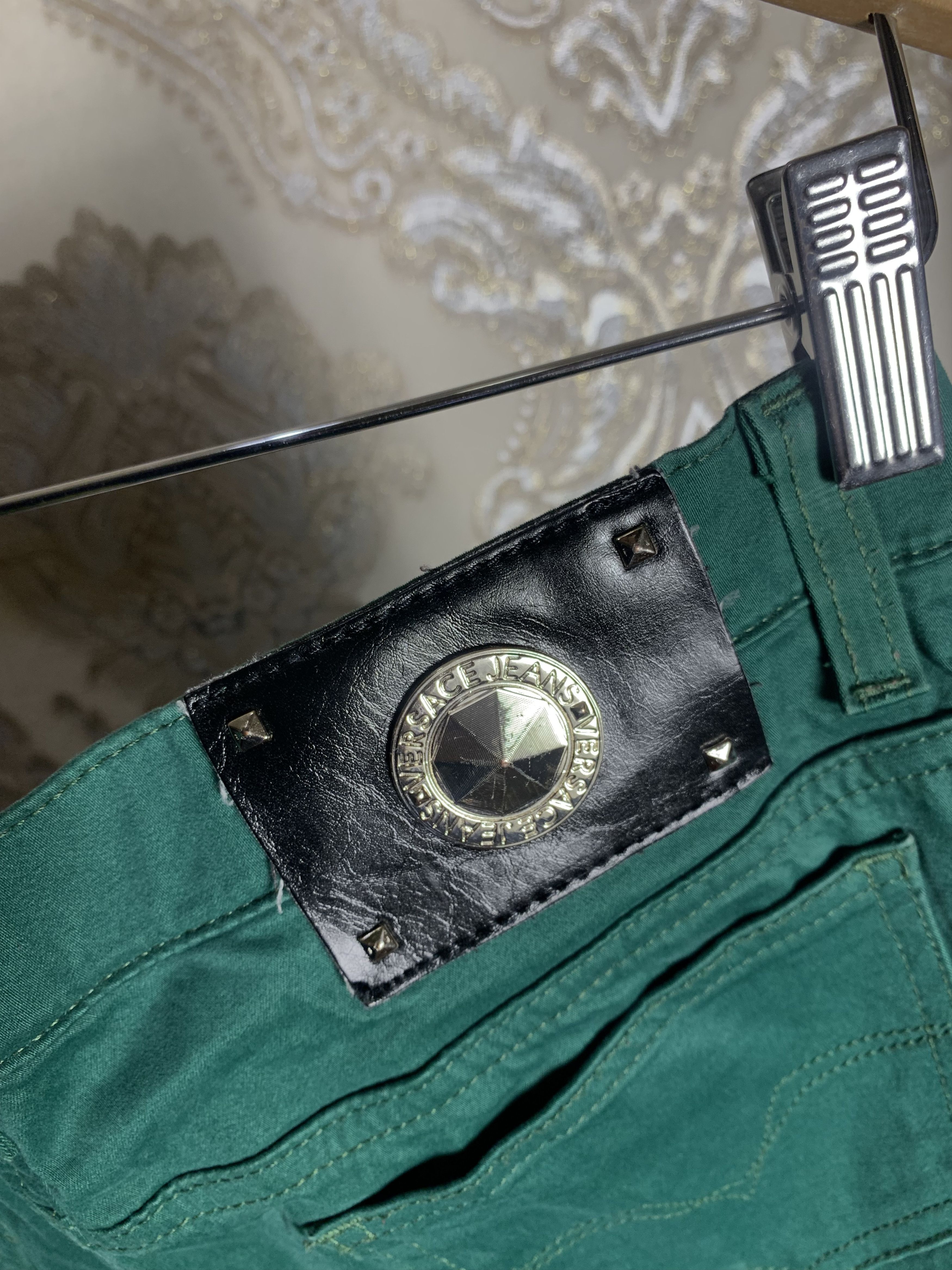 Versace VINTAGE VERSACE JEANS COUTURE ITALIAN DESIGNER RETRO Y2K Size 27" / US 4 / IT 40 - 7 Thumbnail