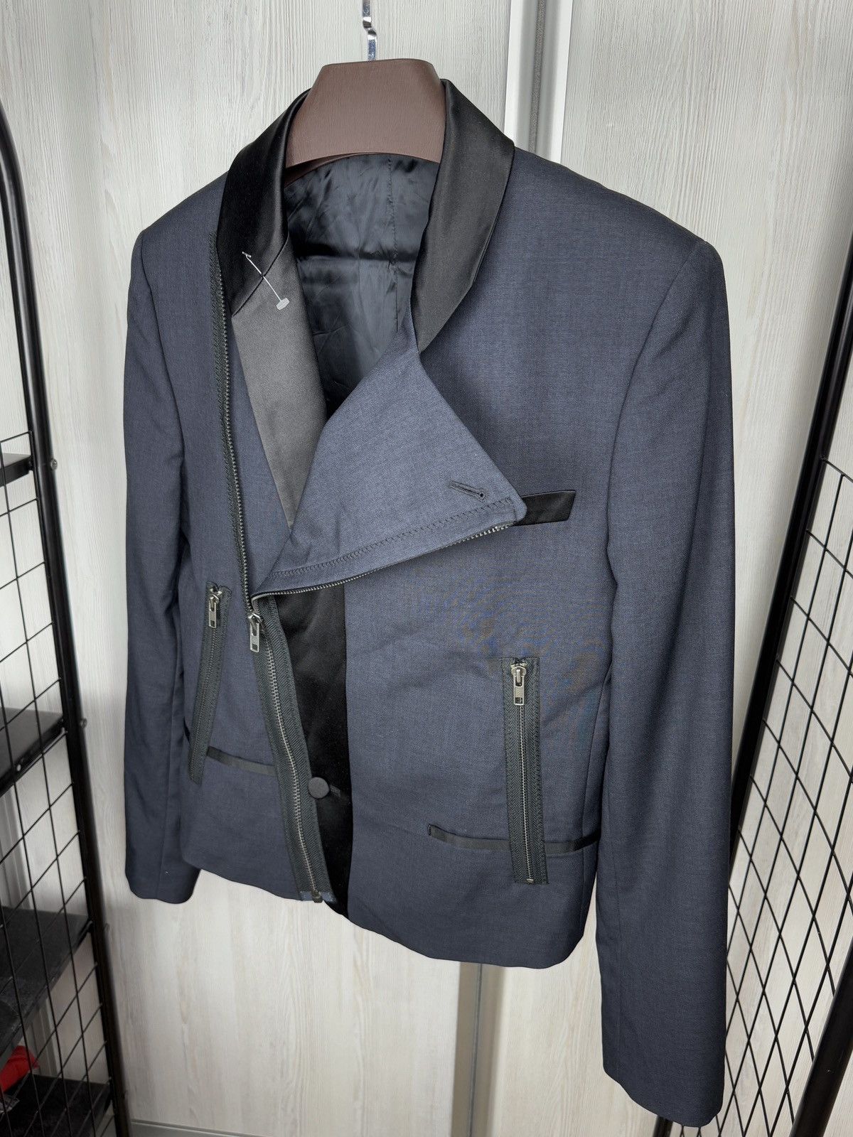 Maison Margiela Maison Margiela SS12 Panelled Lapel Hybrid Biker jacket Size US M / EU 48-50 / 2 - 7 Thumbnail