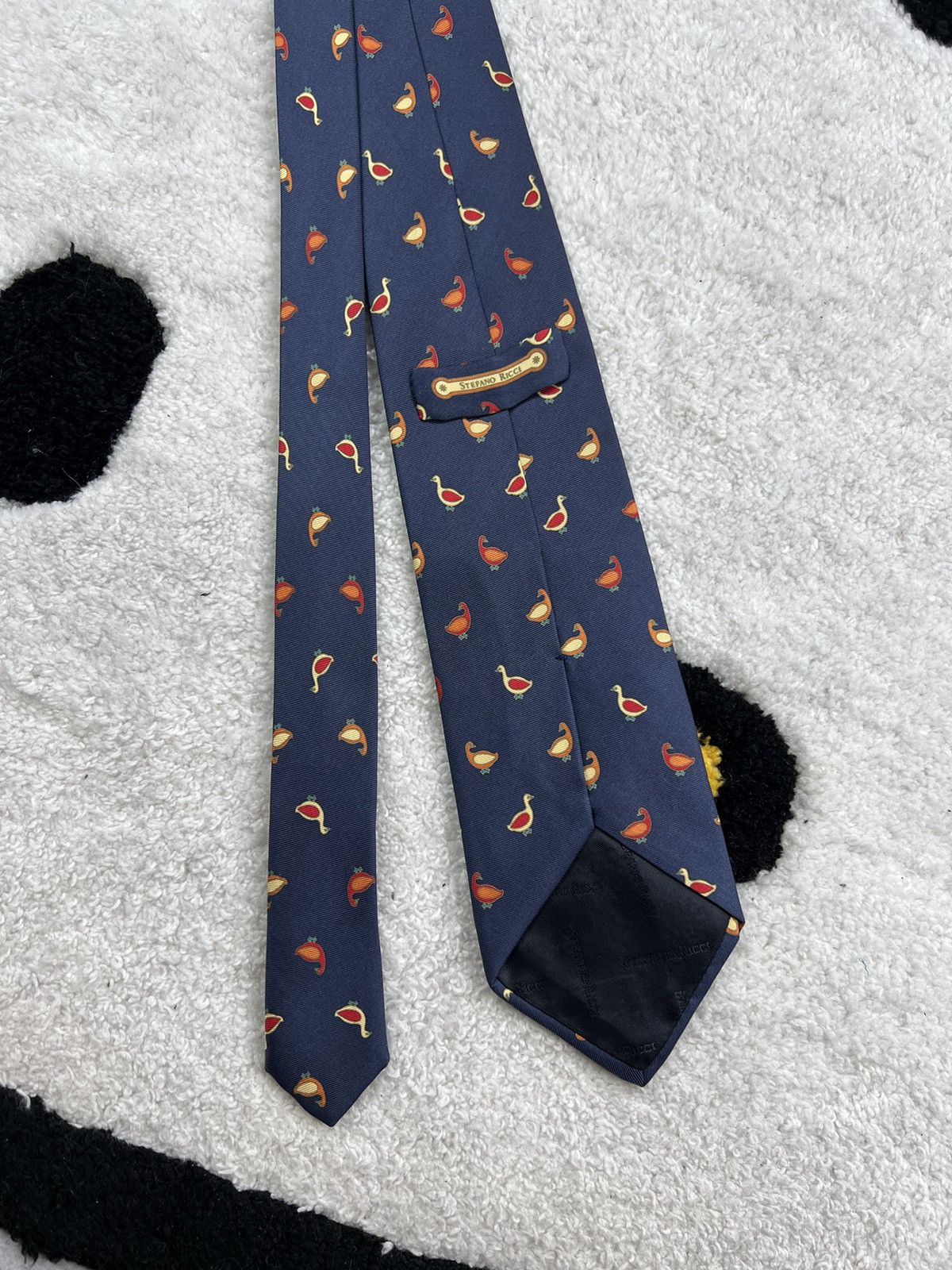 Stefano Ricci Vintage Stefano Ricci Italy Silk Luxury Duck Tie Size ONE SIZE - 7 Thumbnail