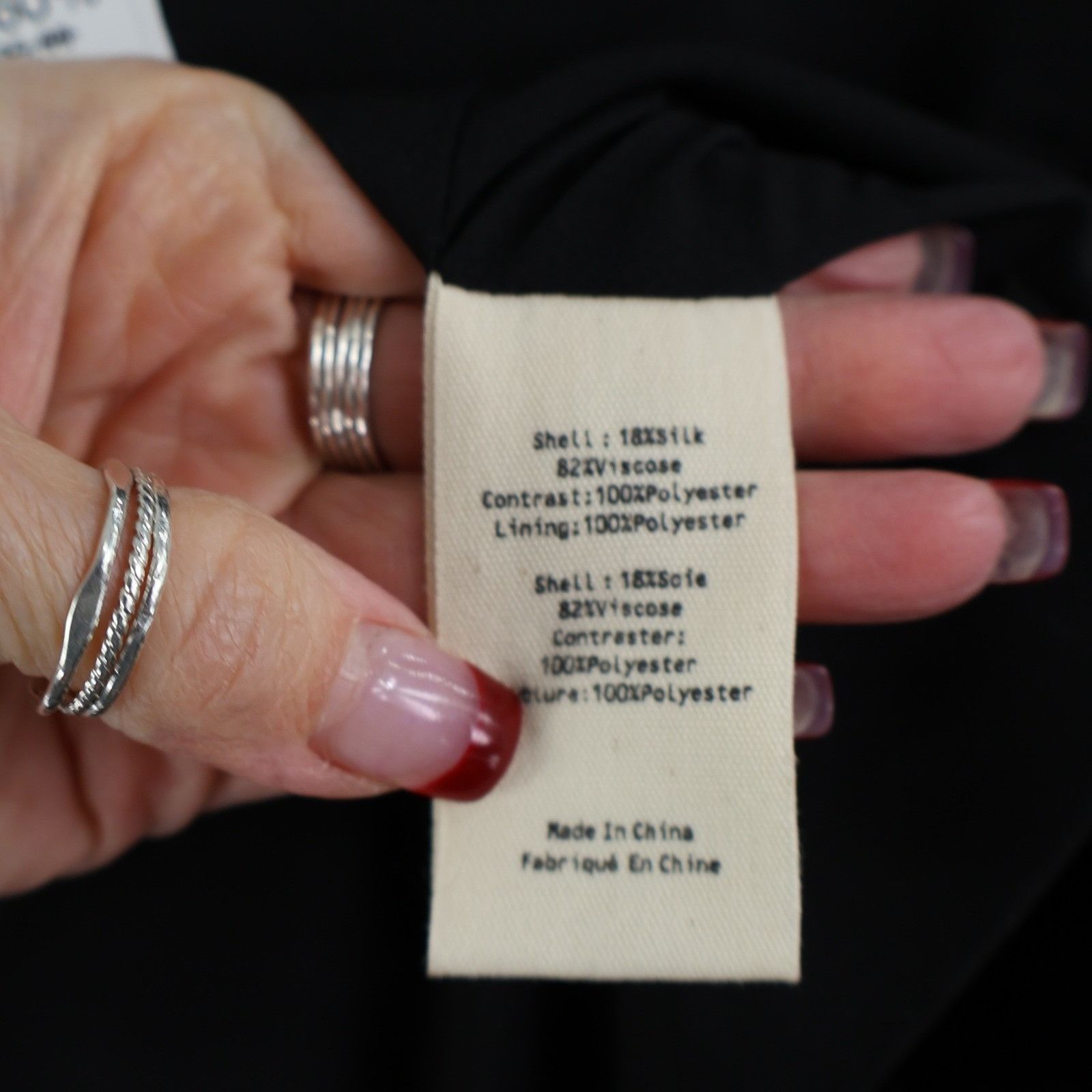 L'AGENCE L'AGENCE Sheila Velvet Tux Blazer Women 2 Silk Blend Holiday Size XS / US 0-2 / IT 36-38 - 15 Thumbnail