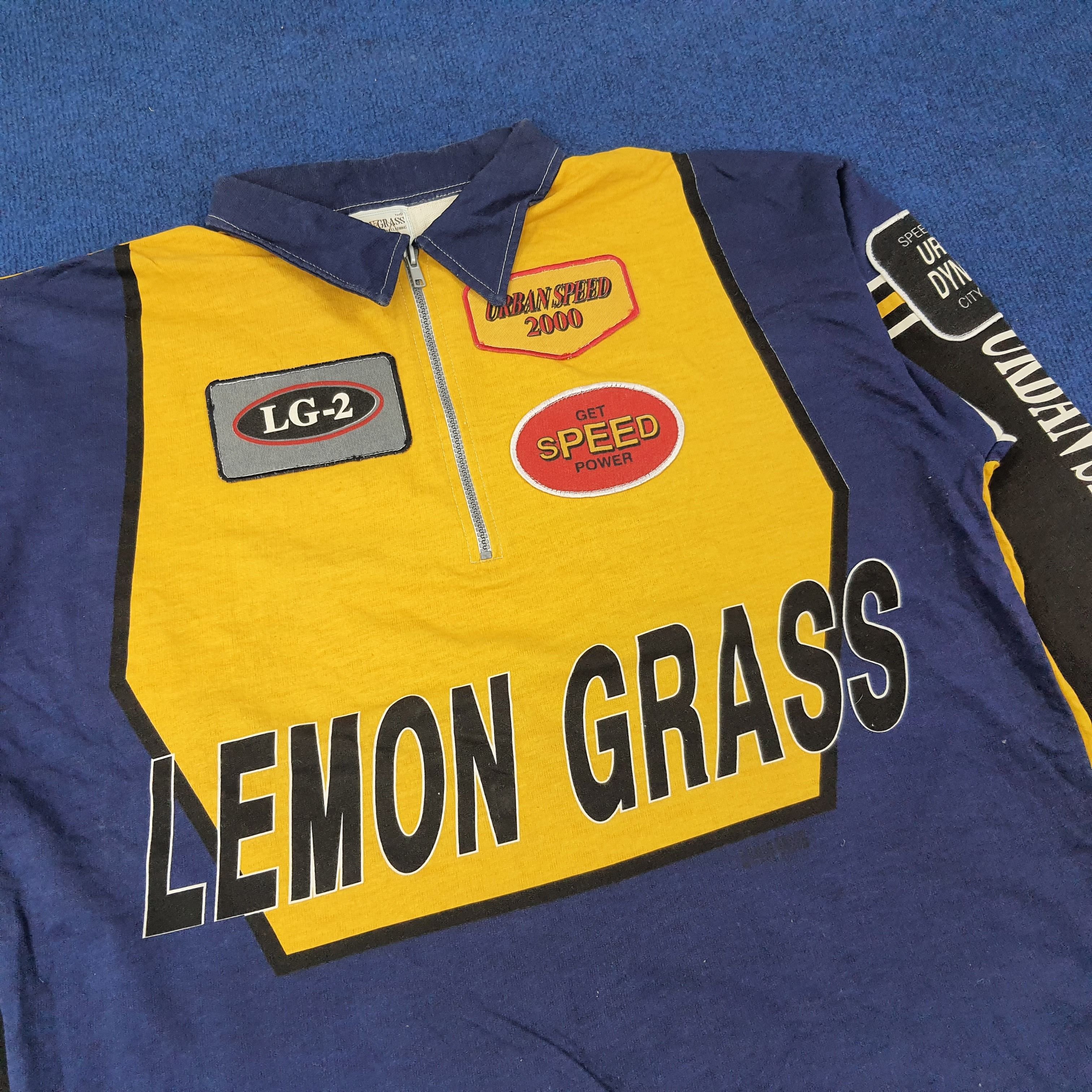 Designer × Vintage Vintage Lemongrass Half Zipper Designer Sweatshirts C222N16 Size XL / US 12-14 / IT 48-50 - 2 Thumbnail