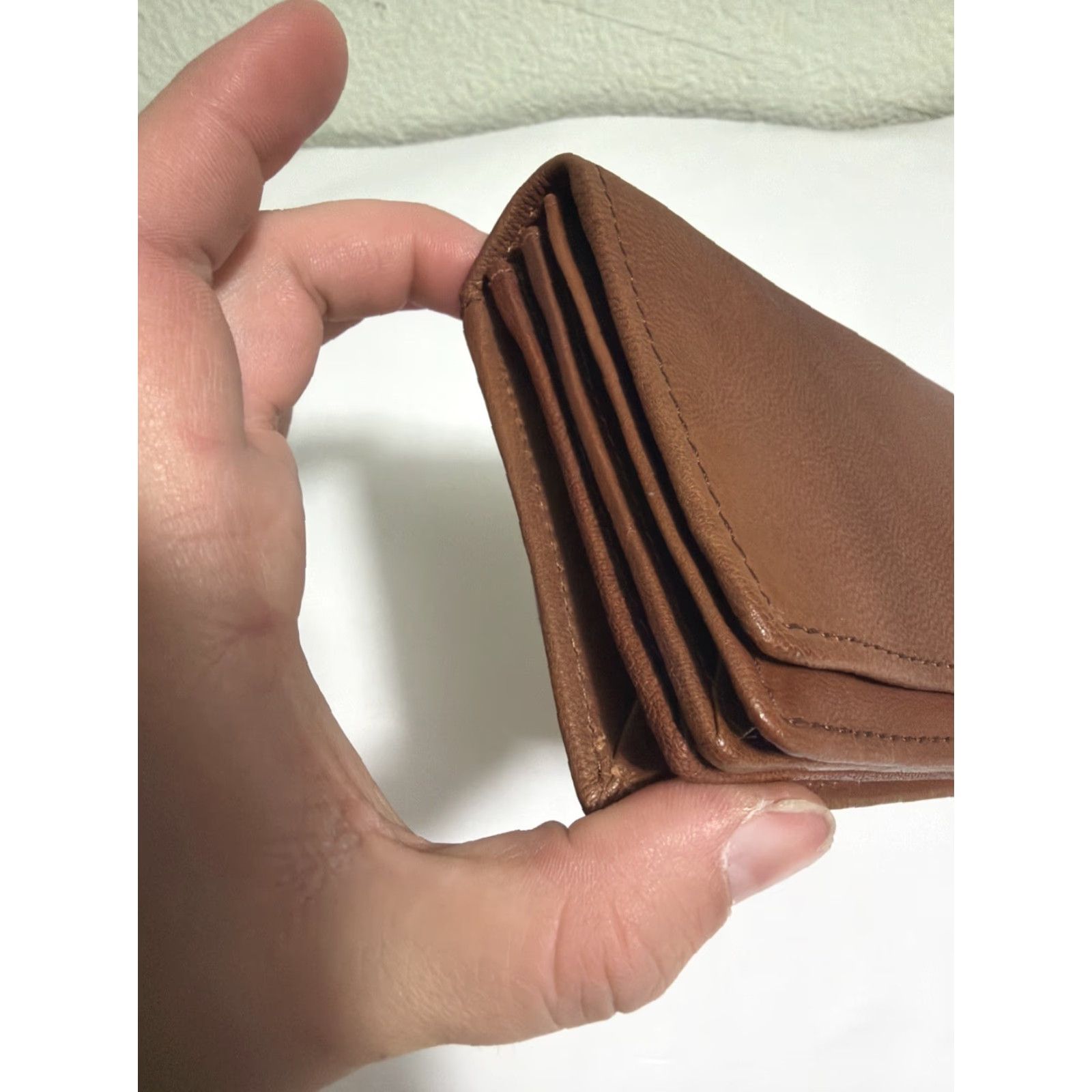 Arrow Spikes and Sparrow Wallet Clutch Brooklyn Brown Leather 3 Zip Compartments RFID Women Card Credit Folding Service? Size ONE SIZE - 4 Thumbnail