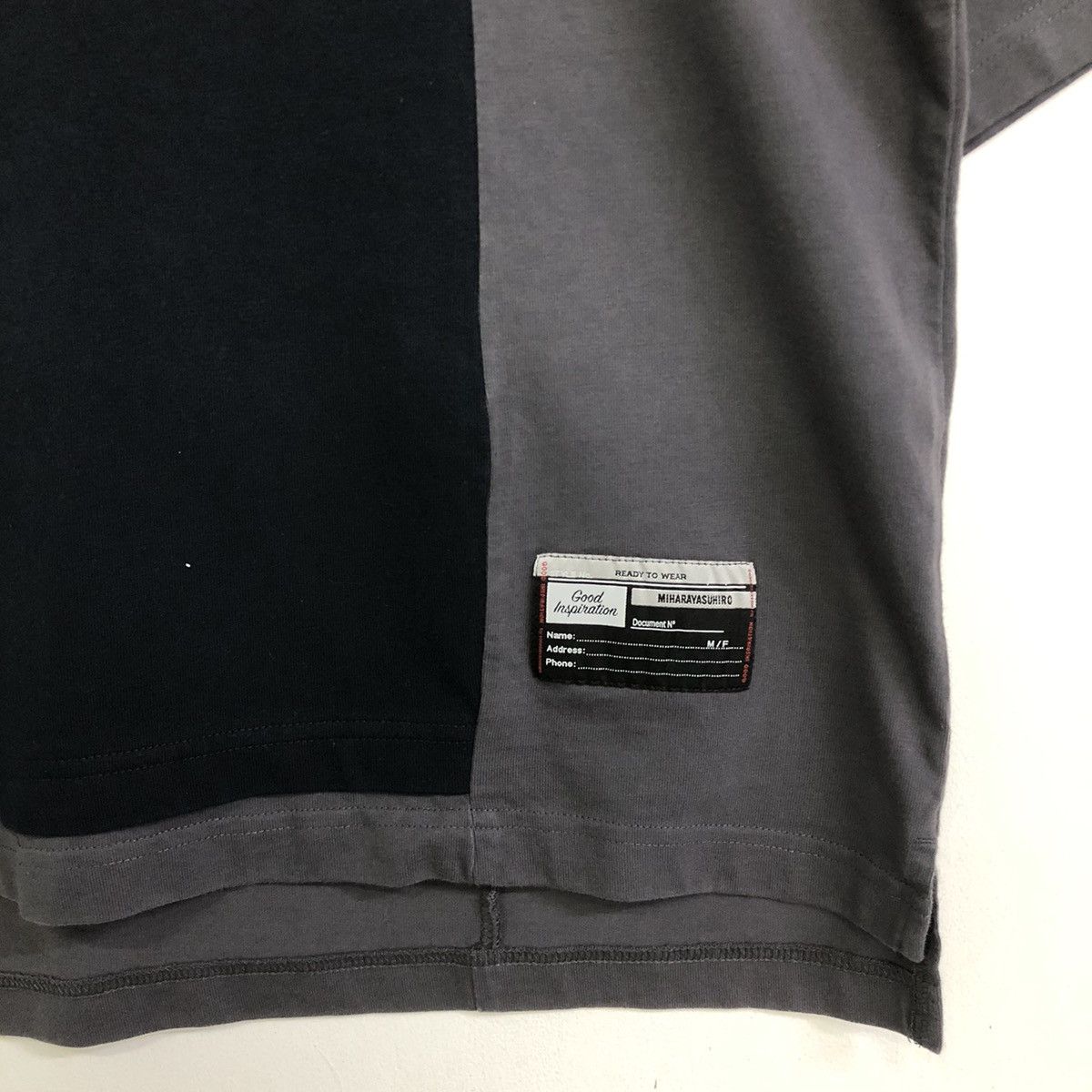 GU × Maison MIHARA YASUHIRO Miharayasuhiro X GU Good Inspiration Constructed Tshirt Size US M / EU 48-50 / 2 - 7 Thumbnail