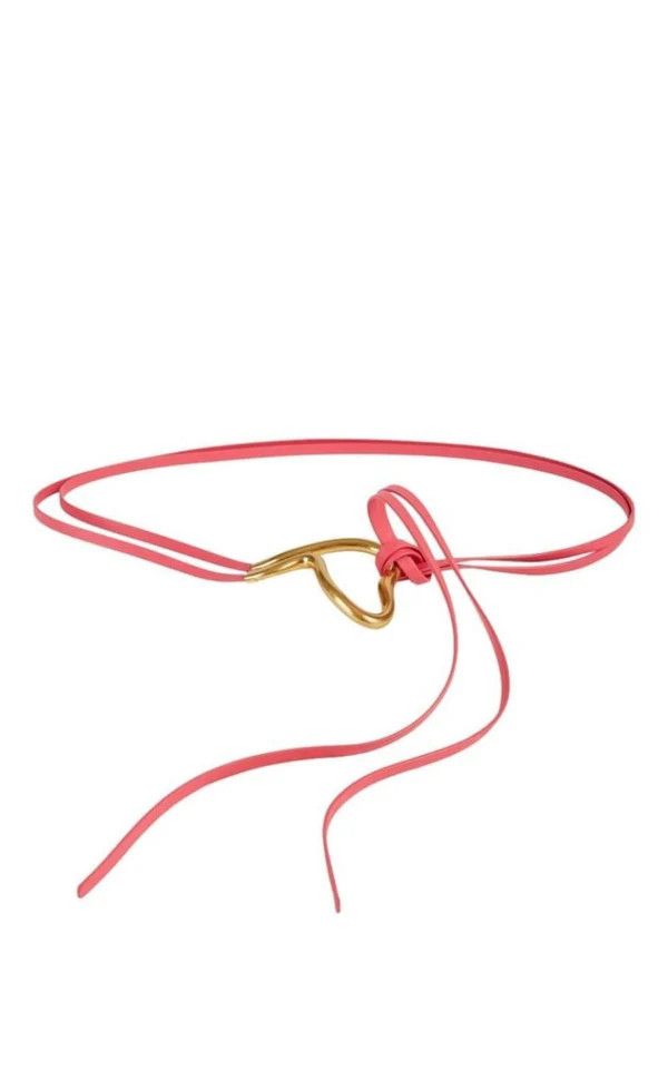 Bottega Veneta o1y0725 Size : OS / Thin Belt in Fuchsia Size ONE SIZE - 2 Thumbnail