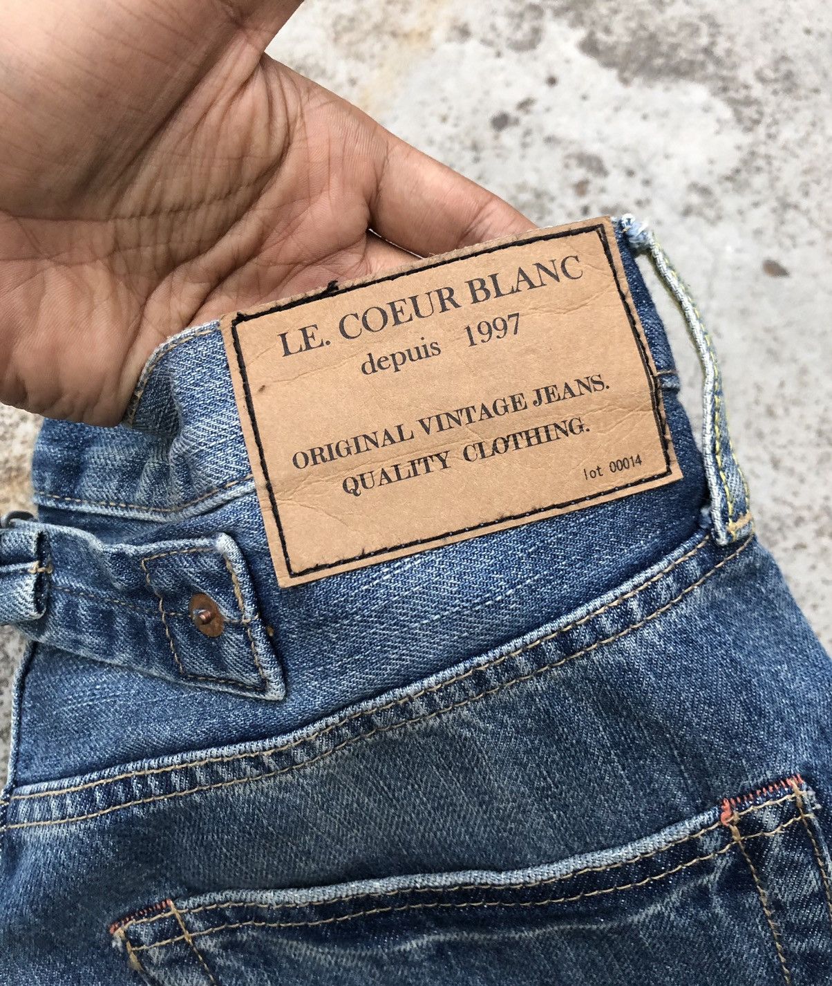 Japanese Brand BUCKLE BACK DISTRESSED DENIM BY L & CO Size US 29 - 3 Thumbnail