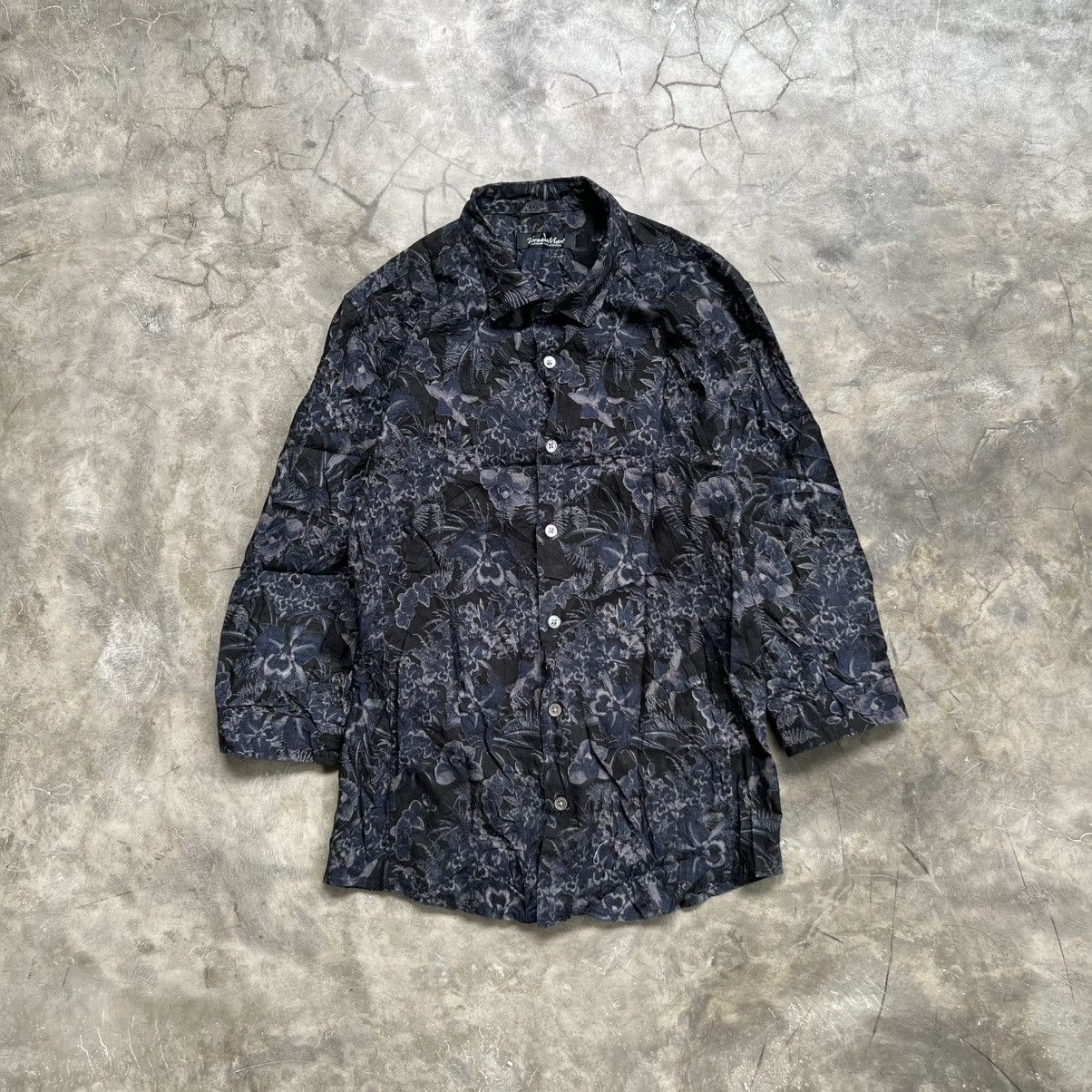 Tornado Mart Tornado Mart Floral Button up Long Sleeve Shirt Size US M / EU 48-50 / 2 - 1 Thumbnail