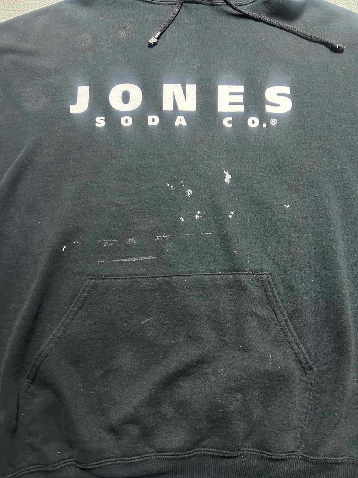 Vintage Vtg pullover hoodie jones soda company paint distressed XL Size US XL / EU 56 / 4 - 3 Thumbnail